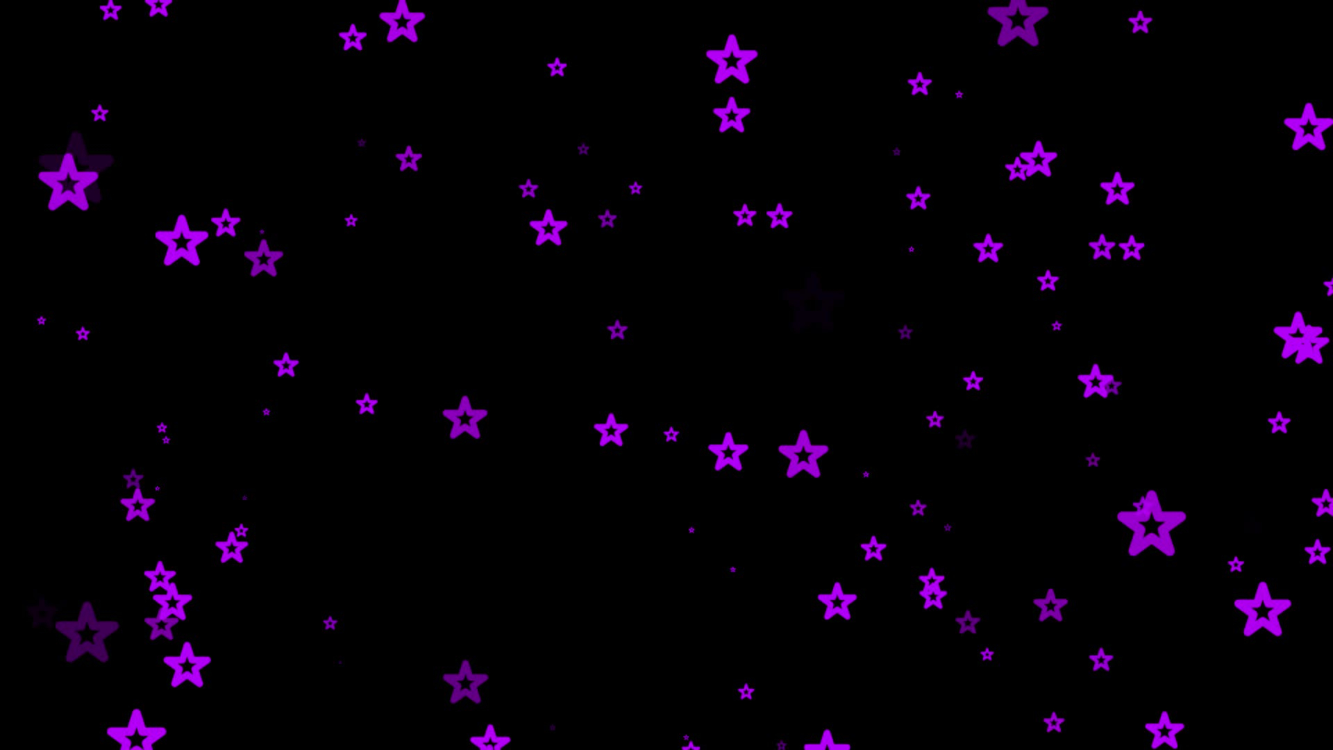 1920x1080 Purple star particle motion background. Faded wallpaper animation with black color. Flying bubble. 6422196 Stock Vide