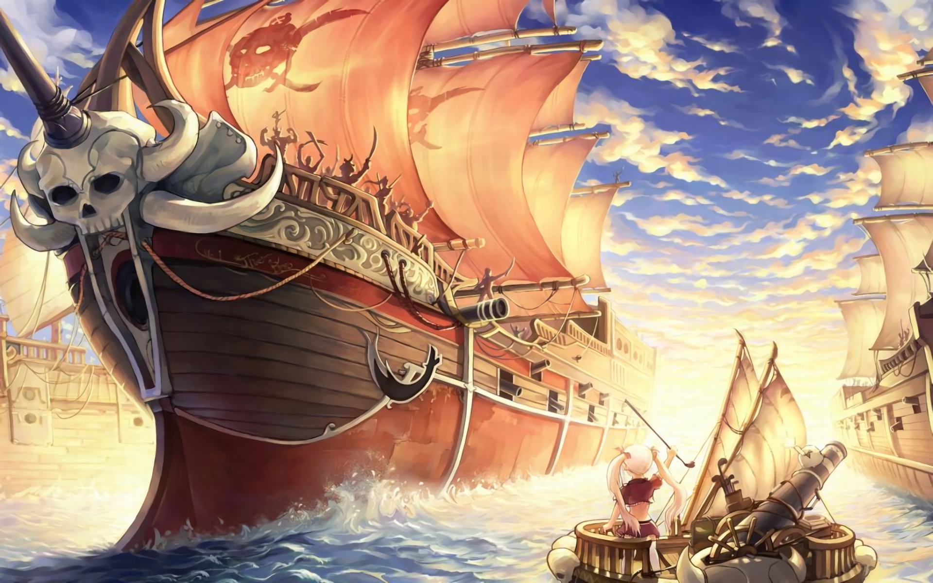 1920x1200 Fantasy Ship Pirate Wallpaper | Arte de fantas&Atilde;&shy;a concepto, Arte de barcos, Arte de fantas&Atilde;&shy;a oscura