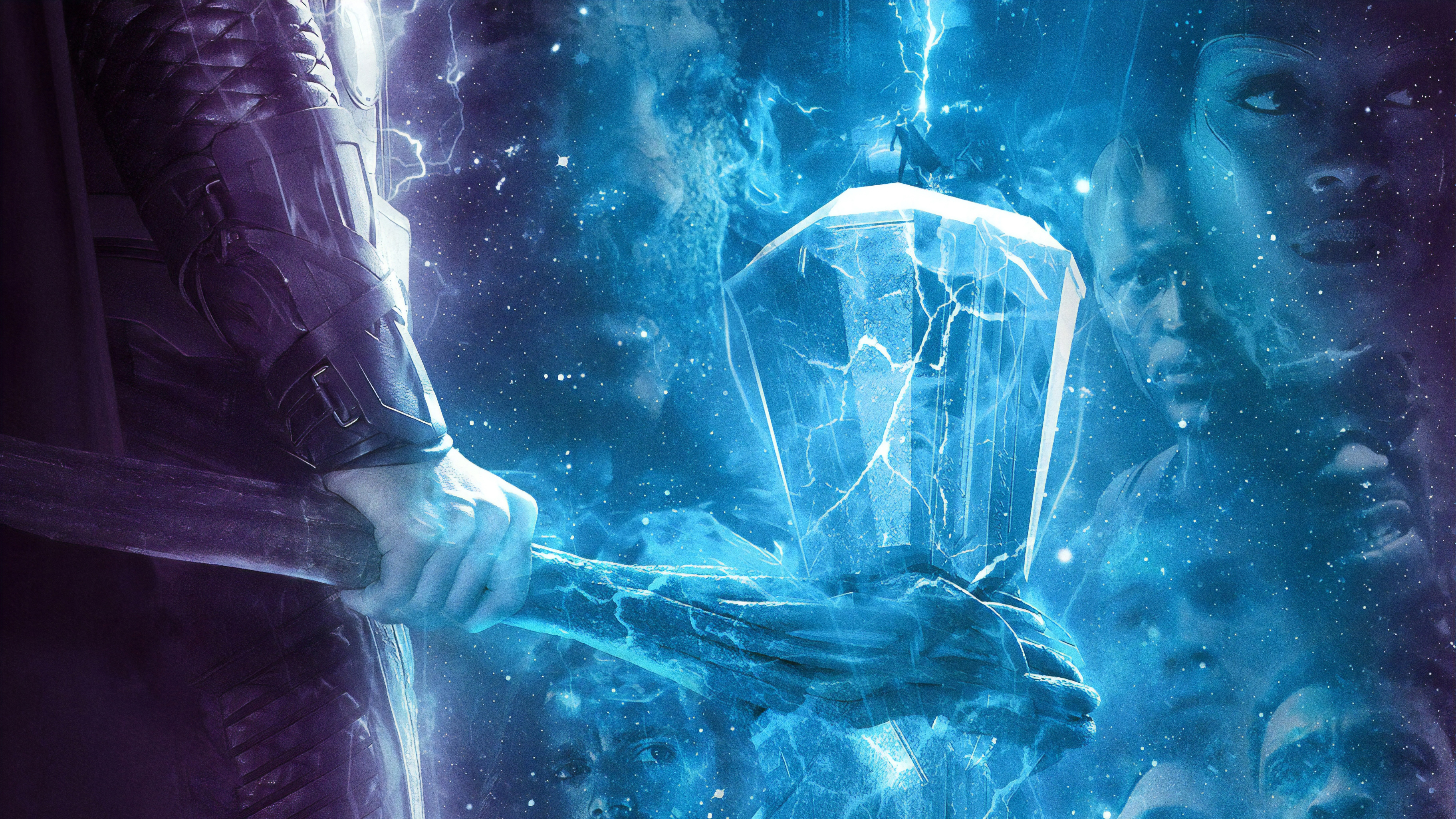 3646x2051 2560x1440 Avengers Endgame Thor Hammer Poster 4k 1440P Resolution HD 4k Wallpapers, Images, Backgrounds, Photos and Pictures