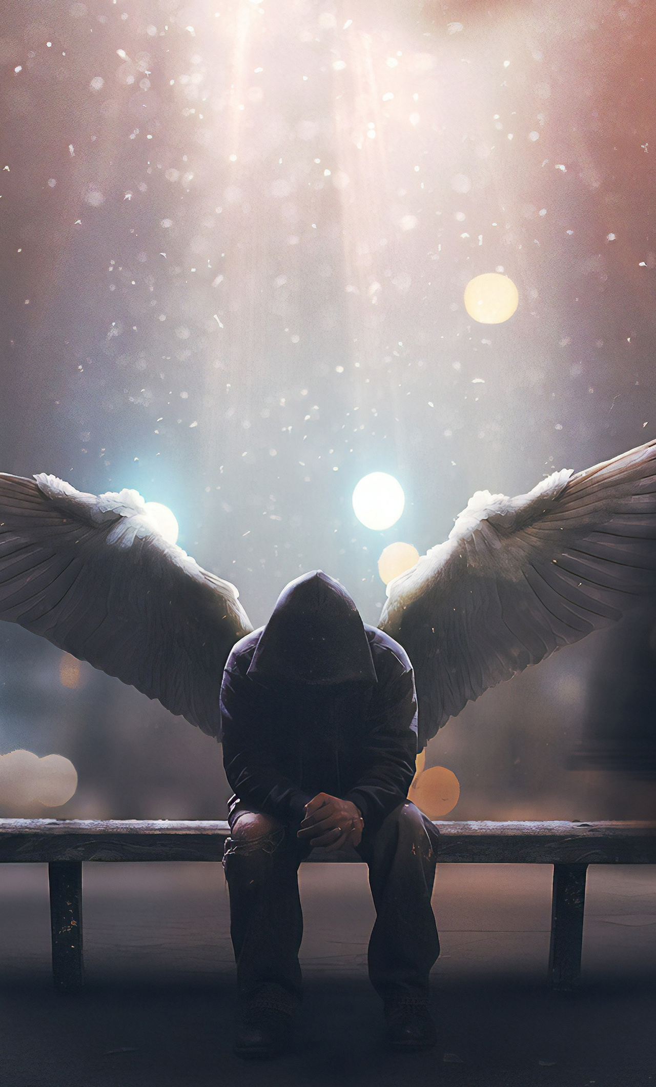 1280x2120 Alone Angel 4k iPhone 6+ HD 4k Wallpapers, Images, Backgrounds, Photos and Pictures