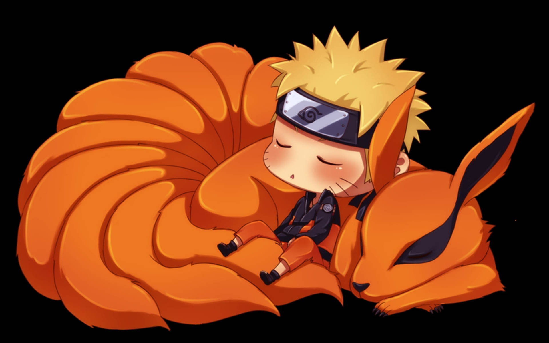 1920x1200 Download The Nine Tailed Fox Of Naruto Wallpaper