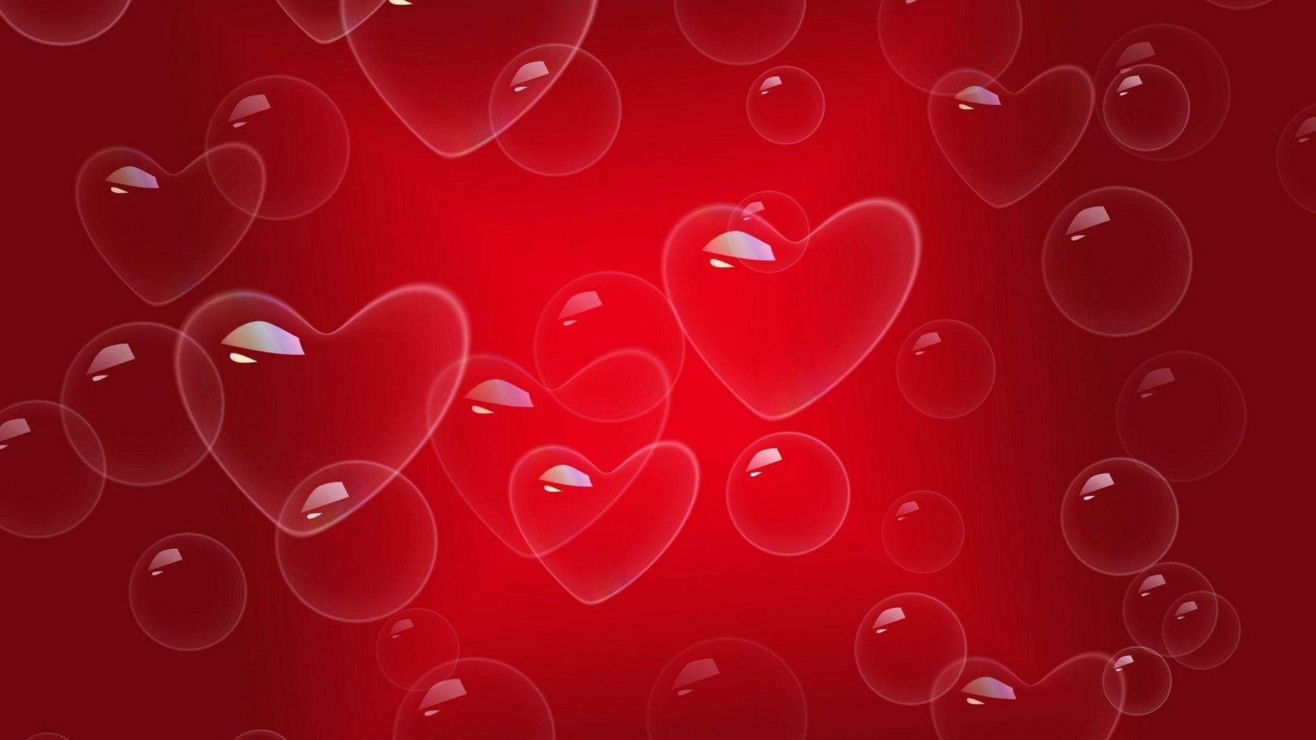1920x1080 Red Love Heart Background (41+ pictures