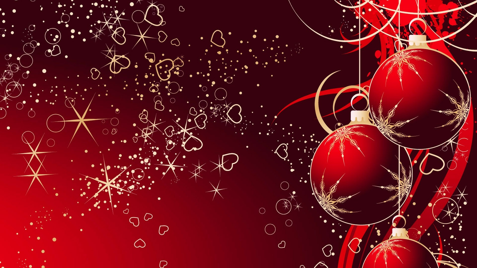 1920x1080 Red Christmas Wallpaper (67+ pictures