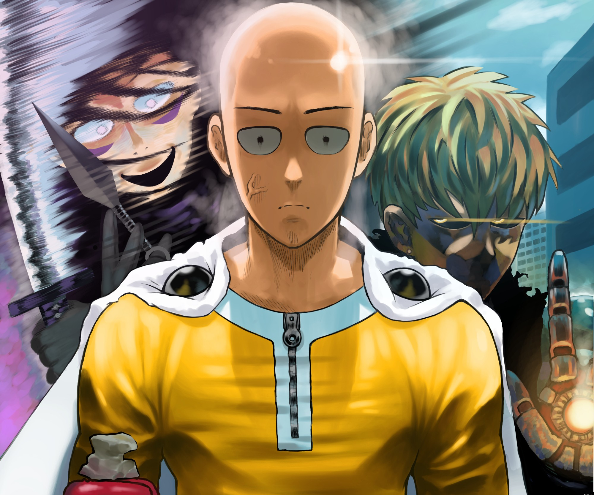 2000x1667 Background One Punch Man Wallpaper