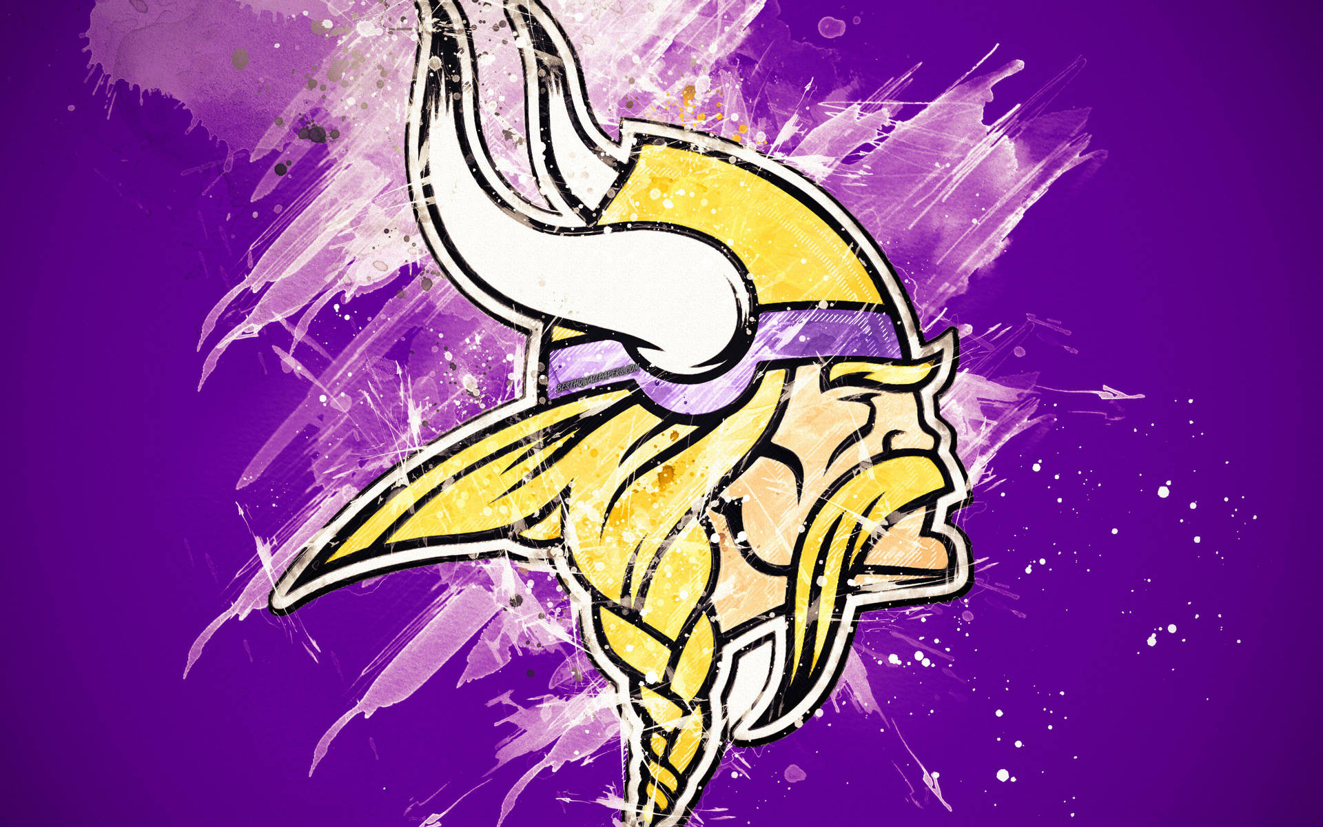 1920x1200 Download Caricature Minnesota Vikings Logo Wallpaper