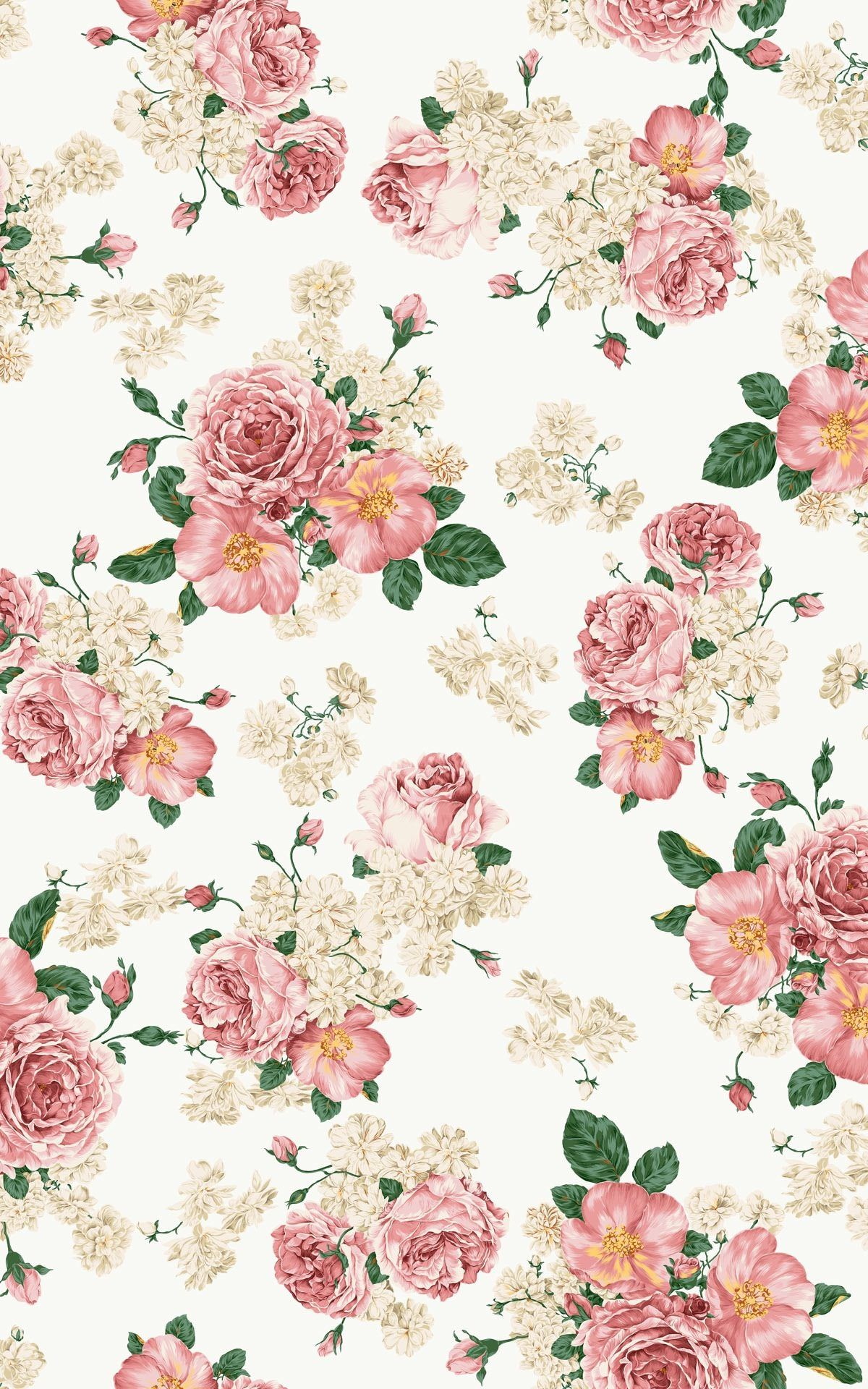 1200x1920 High Res Vintage Pink Flower Wallpaper | Floral wallpaper iphone, Vintage flowers wallpaper, Pink flowers wallpaper