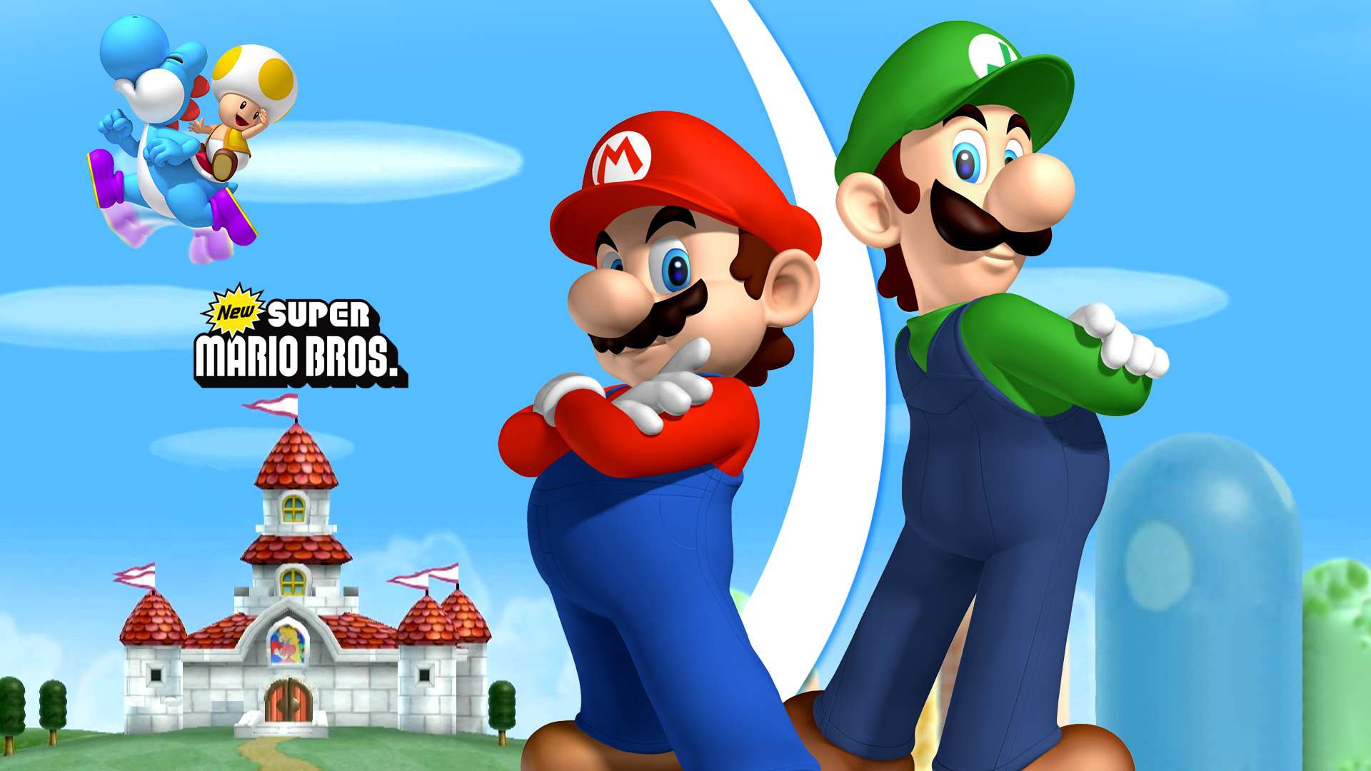 1920x1080 New Super Mario Bros. Wii HD Wallpaper