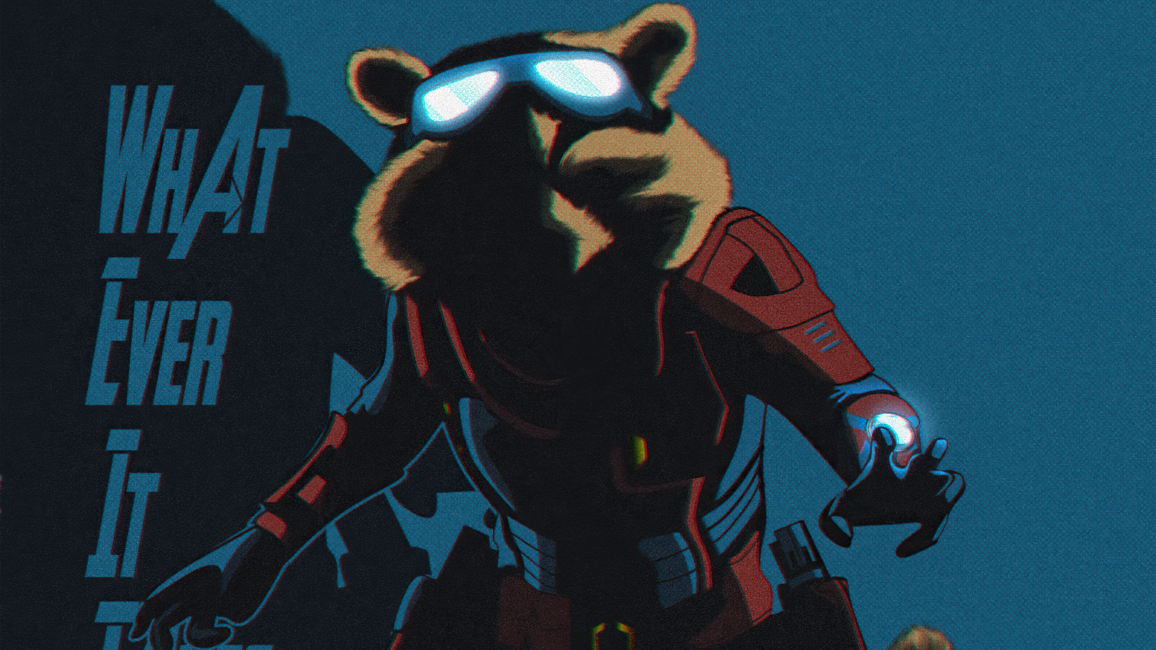 3840x2159 Rocket Raccoon Avengers End Game Minimal 4k, HD Superheroes, 4k Wallpapers, Images, Backgrounds, Photos and Pictures