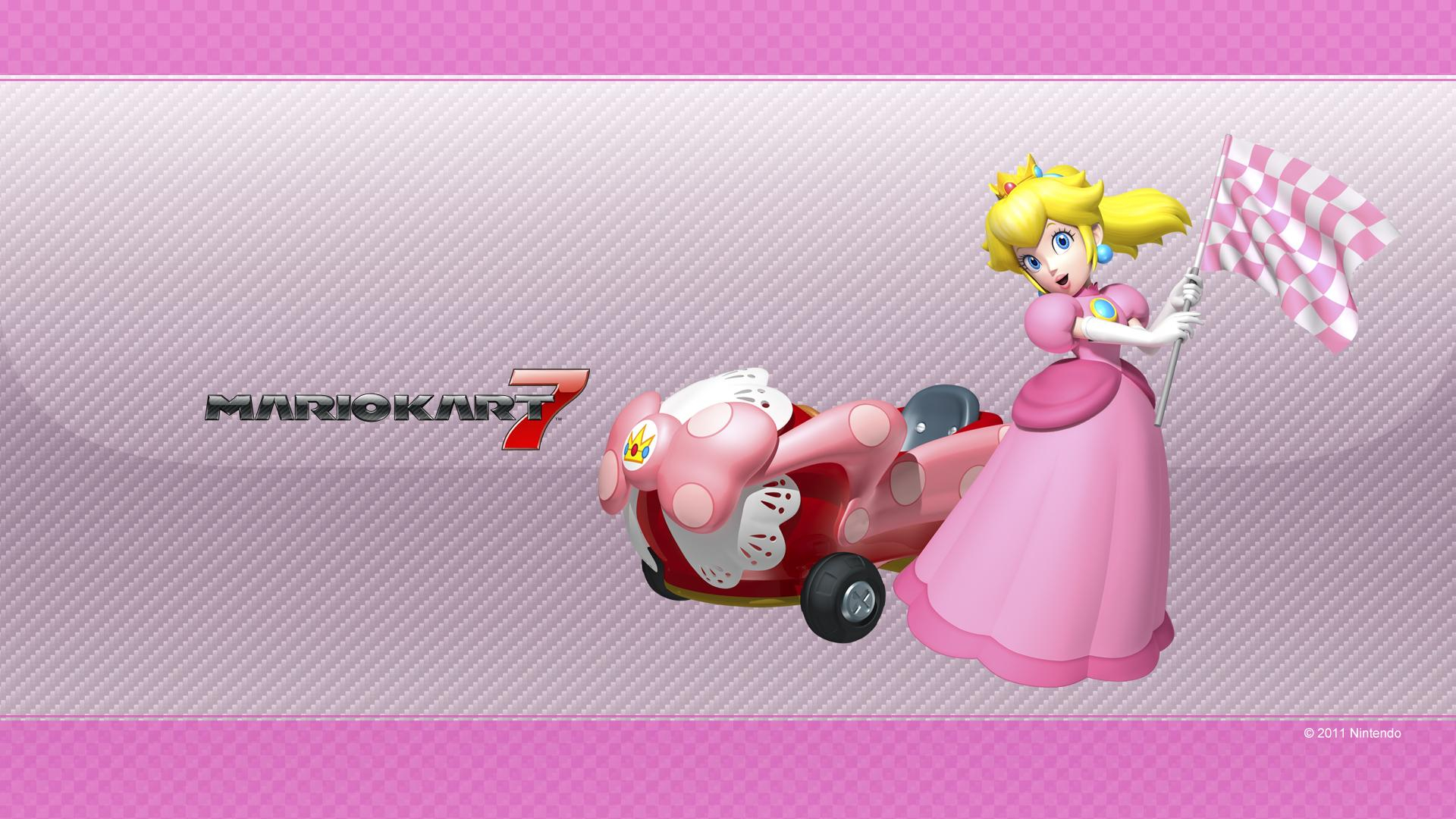 1920x1080 Wallpaper : Princess Peach, Mario Kart 7, Nintendo, Mario Kart ciriusbloo 1169651 HD Wallpapers