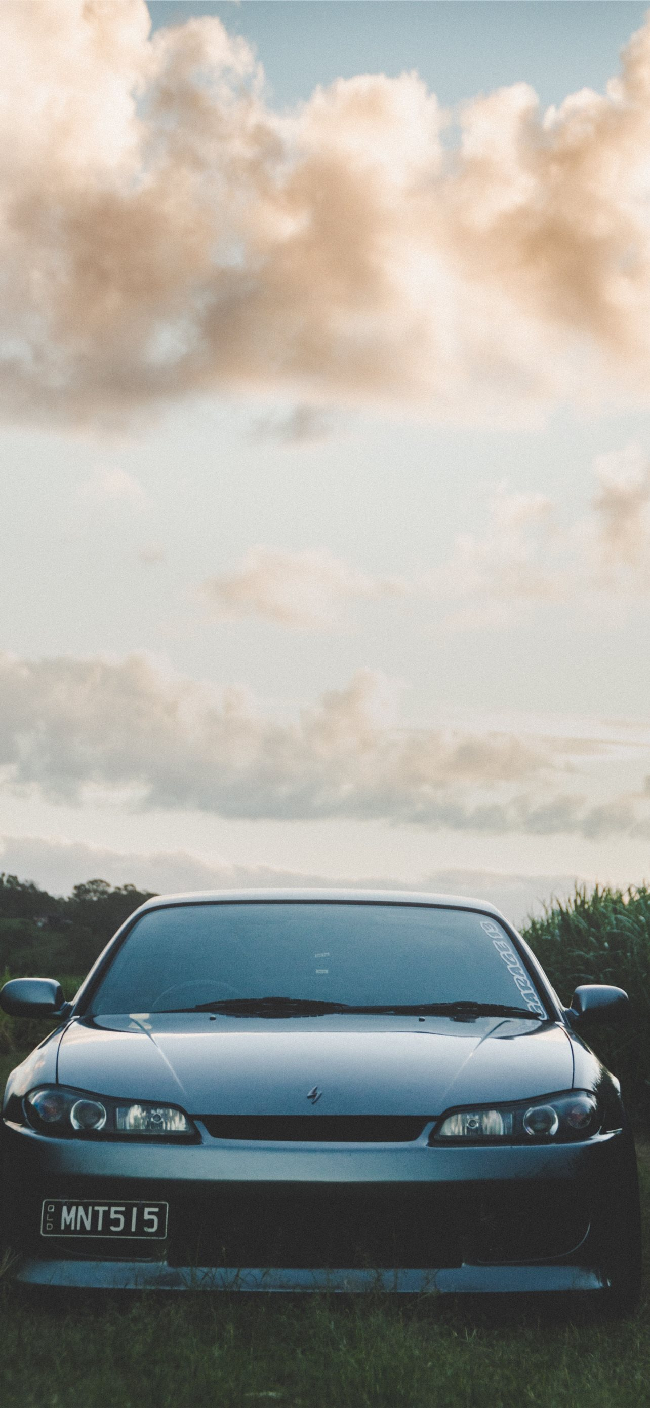 1284x2778 parked silver Nissan Silvia S15 during daytime iPhone Wallpapers Free Download