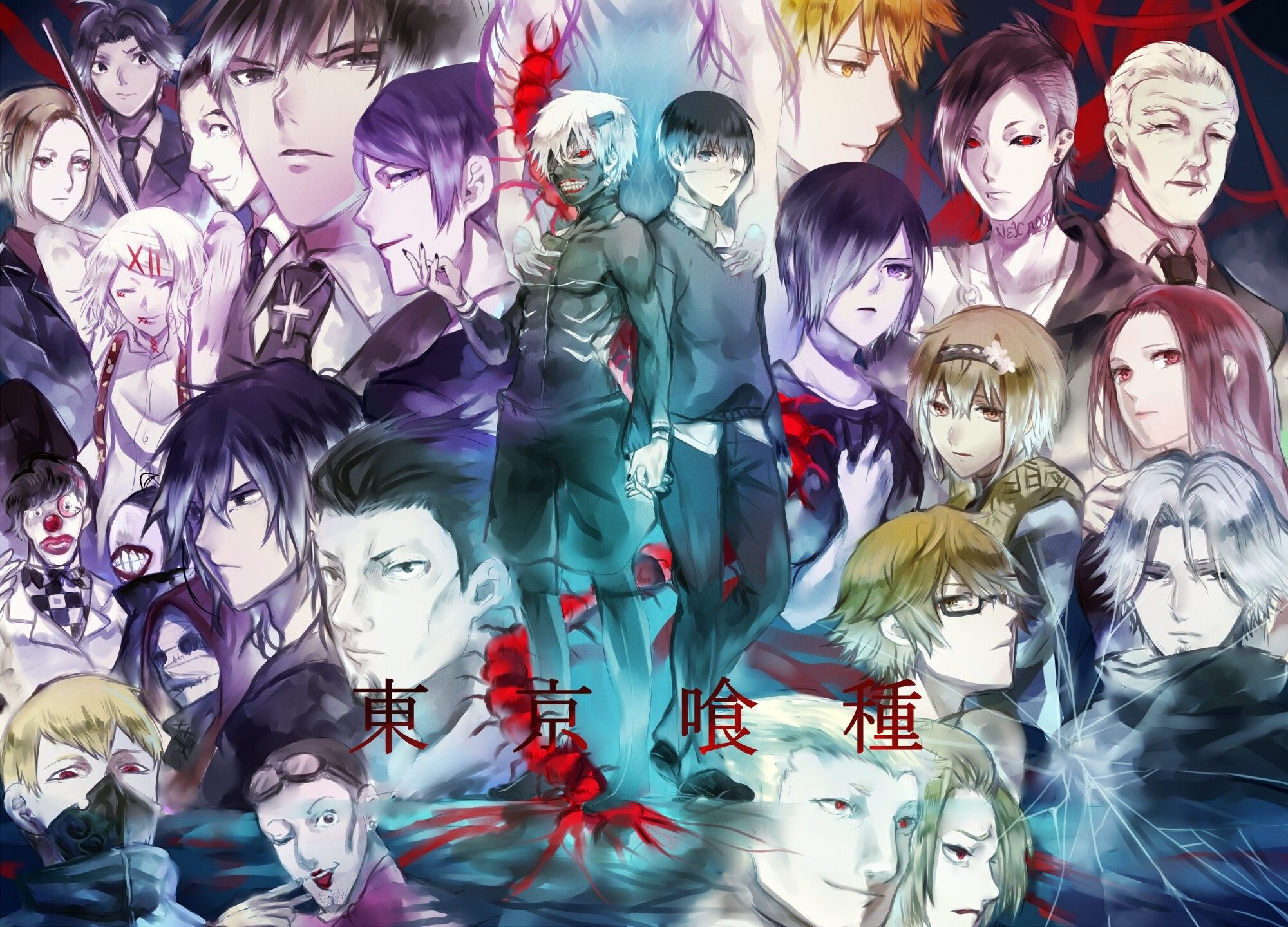 2000x1440 Tokyo Ghoul Characters Wallpapers Top Free Tokyo Ghoul Characters Backgrounds