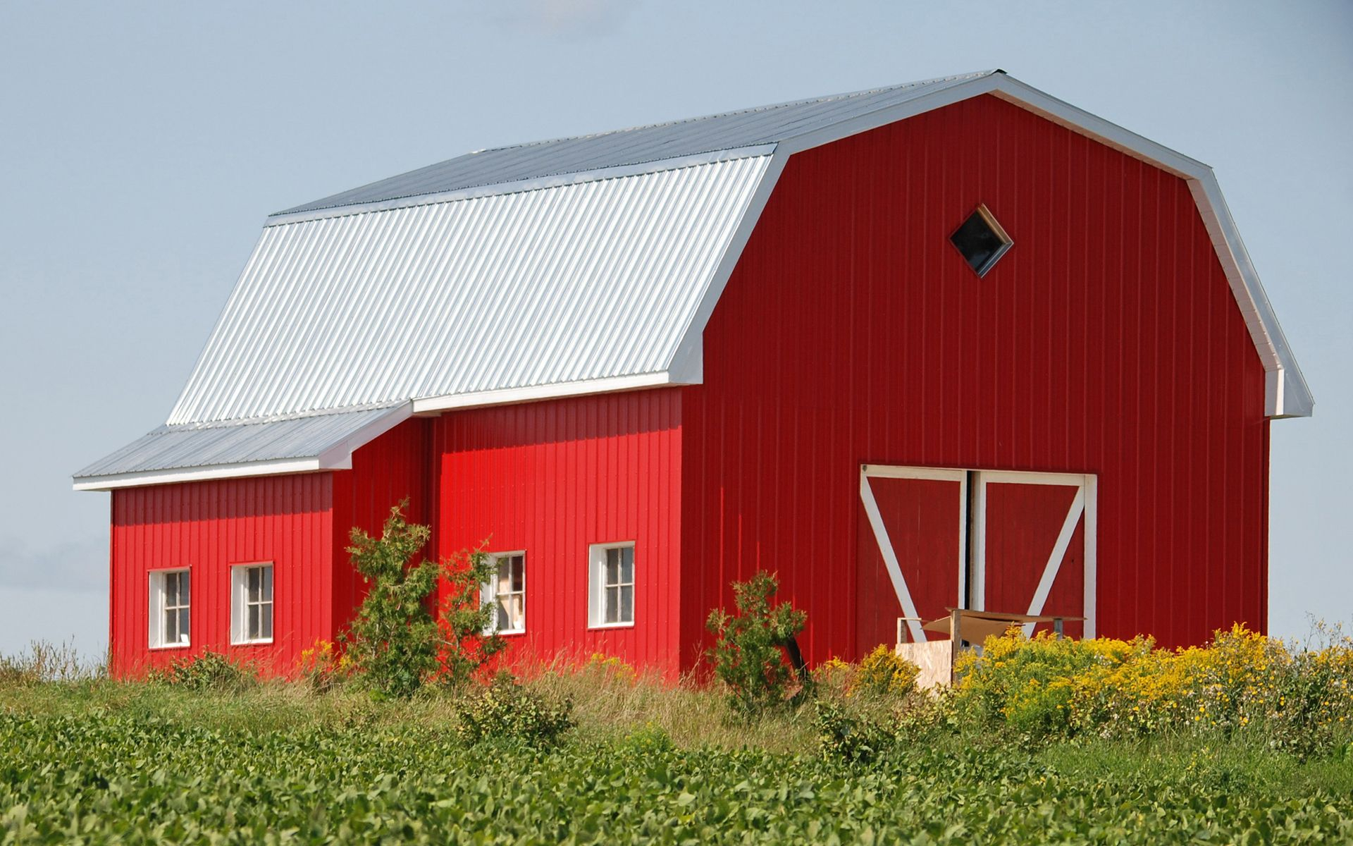 1920x1200 Red Barn Farm Wallpapers