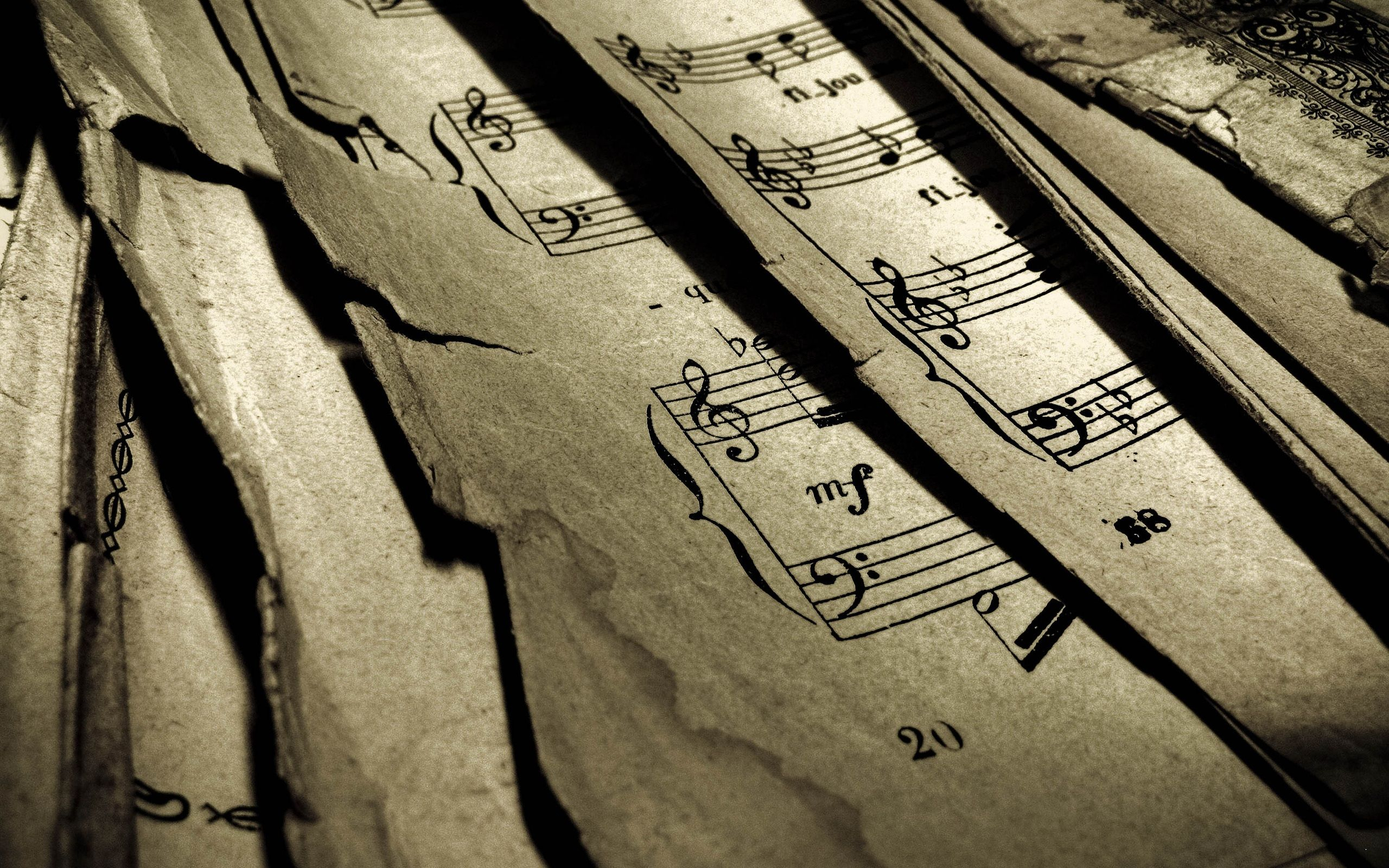 2560x1600 Notes, musical notation | Sheet music, Music wallpaper, Music backgrounds