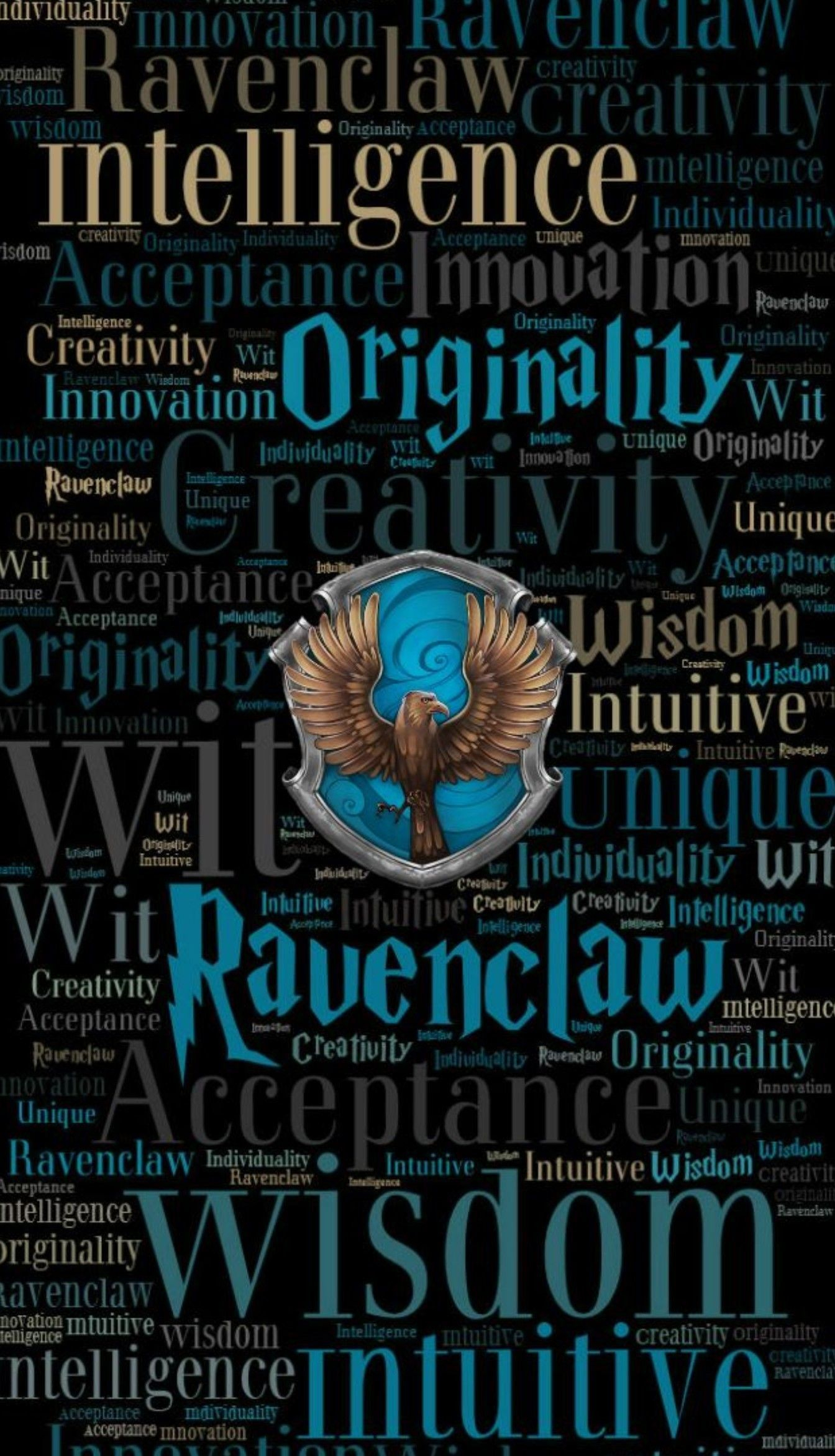 1344x2345 Ravenclaw Eagle iPhone Wallpapers