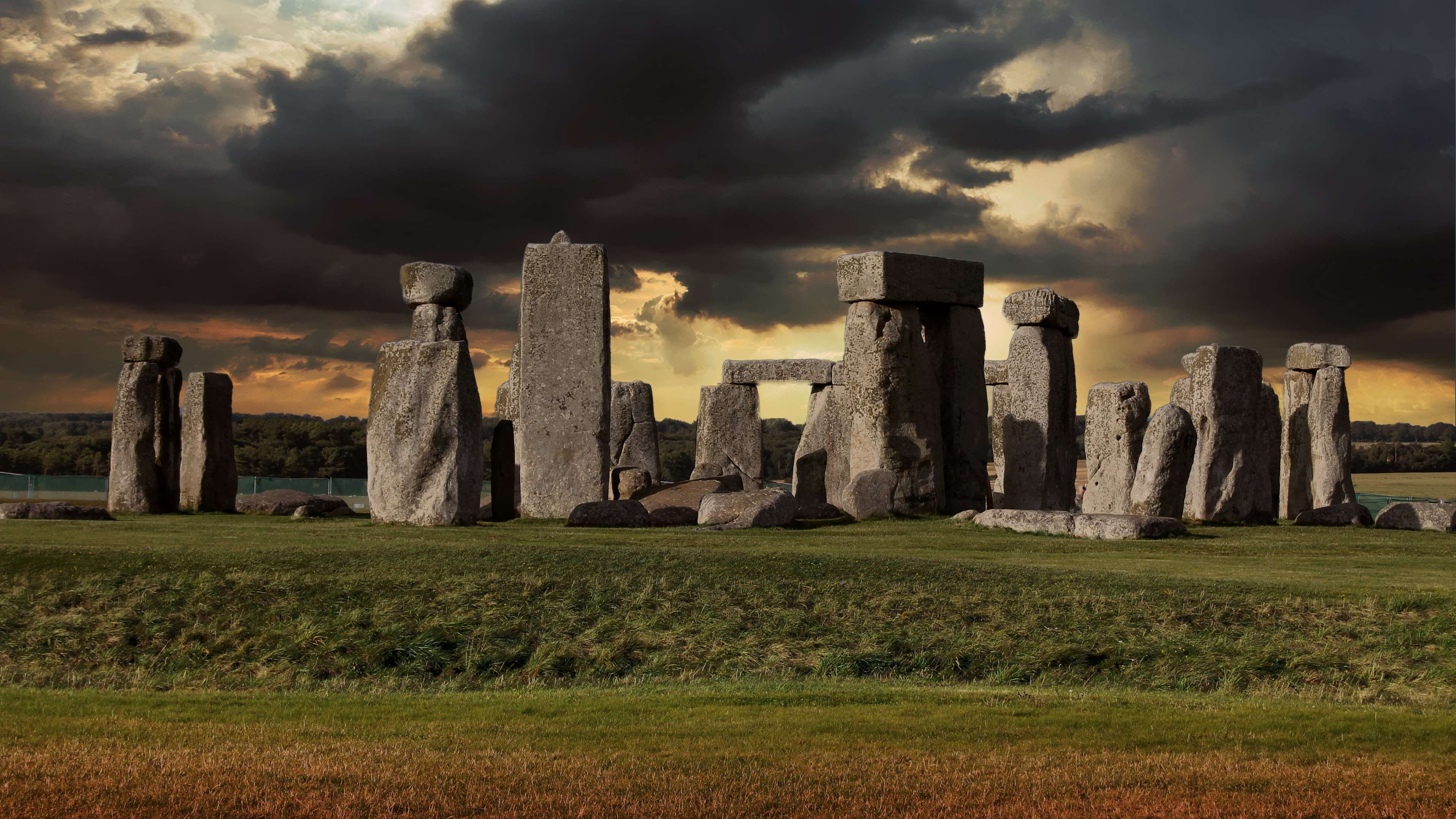 3840x2160 Fondo de pantalla de Stonehenge Click Wallpapers