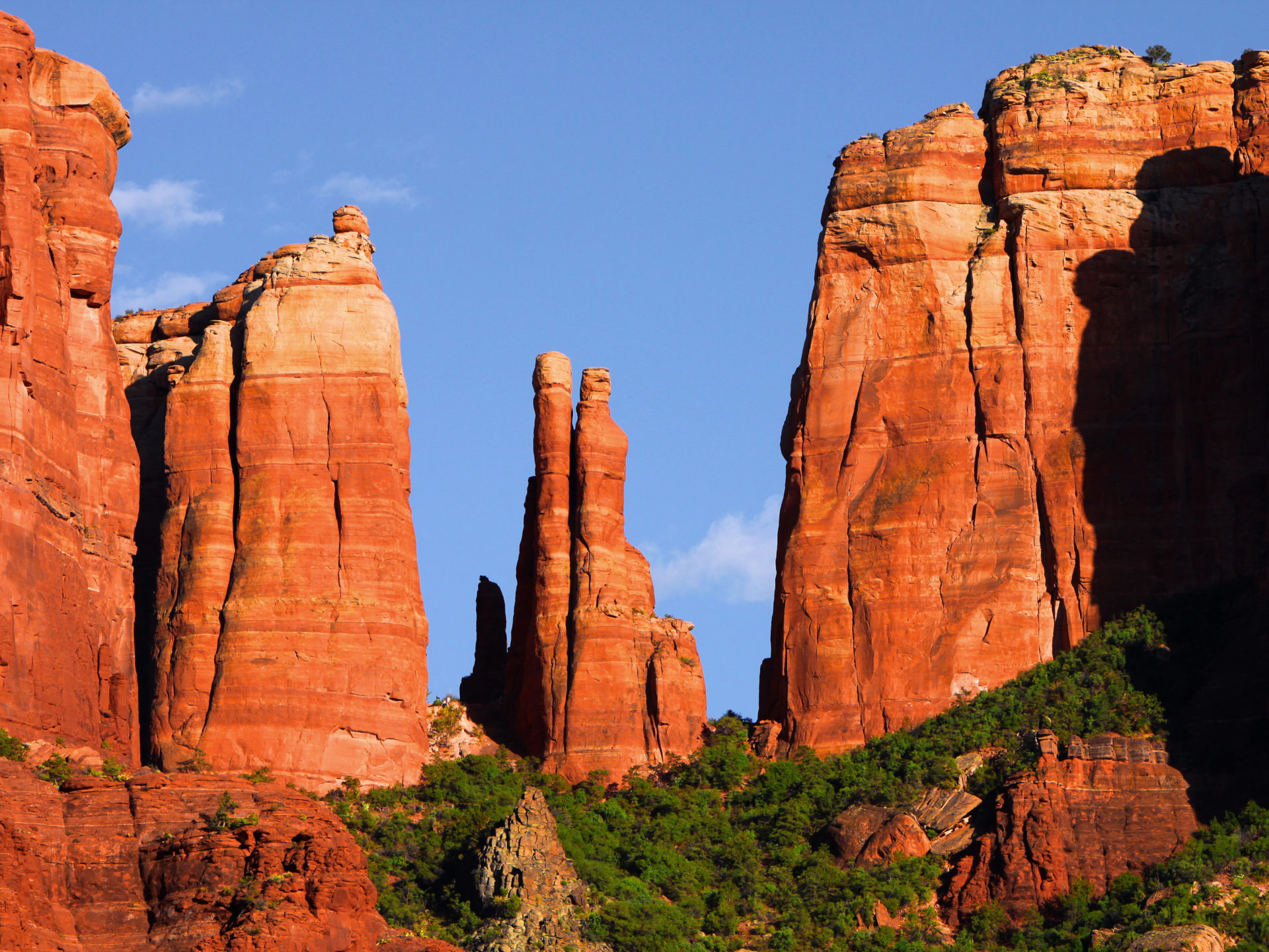 1920x1440 Cathedral Rock Red Rock Sedona Arizona Usa Desktop Wallpaper Hd 5200x3250 :