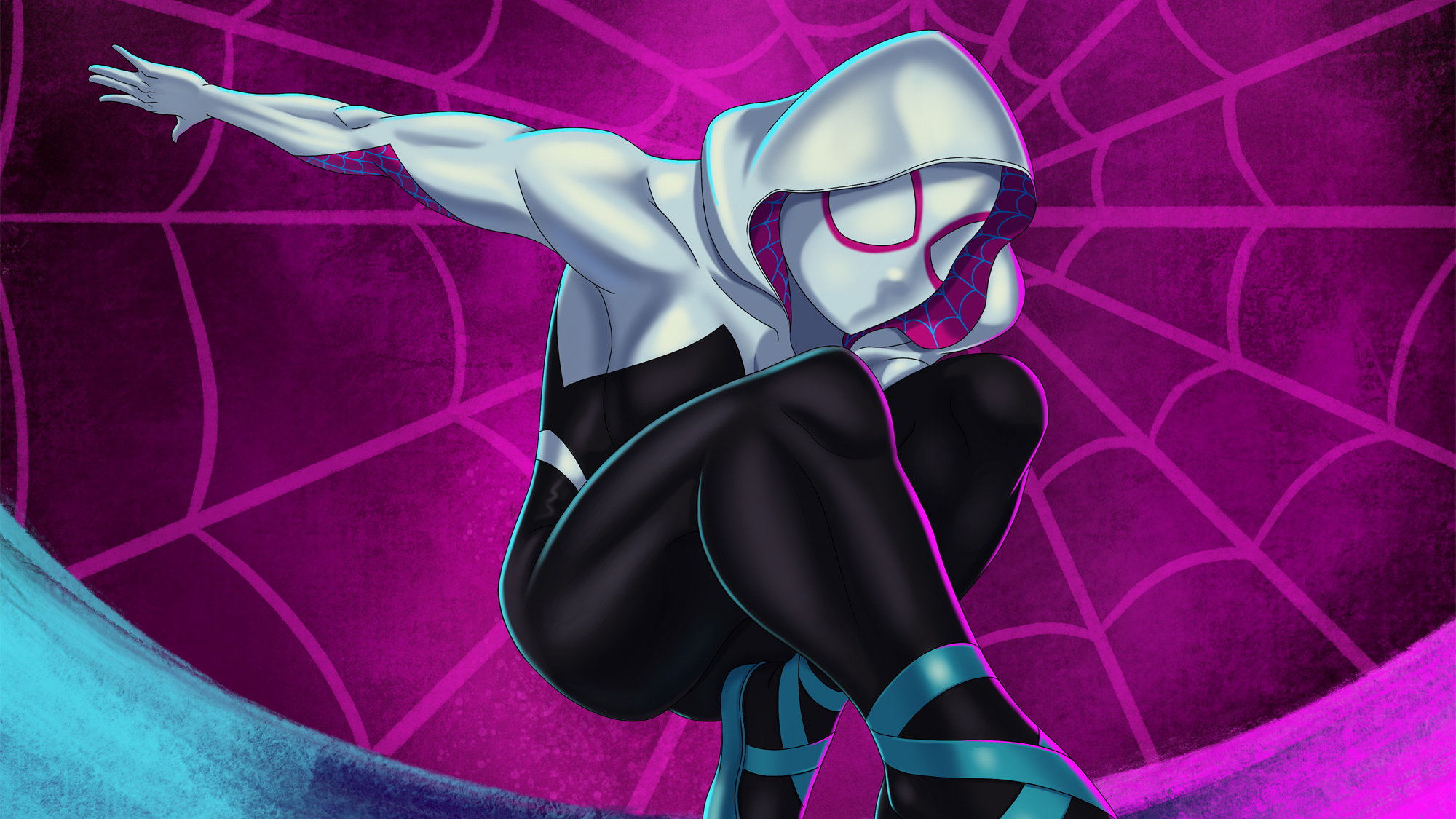 2000x1125 Spider Gwen Into The Spiderverse, HD Superheroes, 4k Wallpapers, Images, Backgrounds, Photos and Pictures