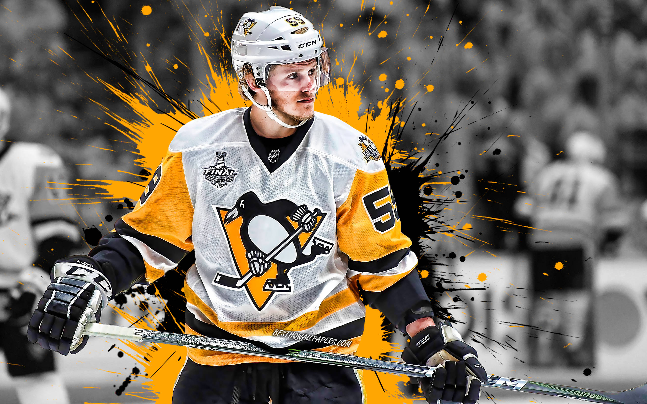 2560x1600 Download Pittsburgh Penguins Jake Guentzel Wallpaper