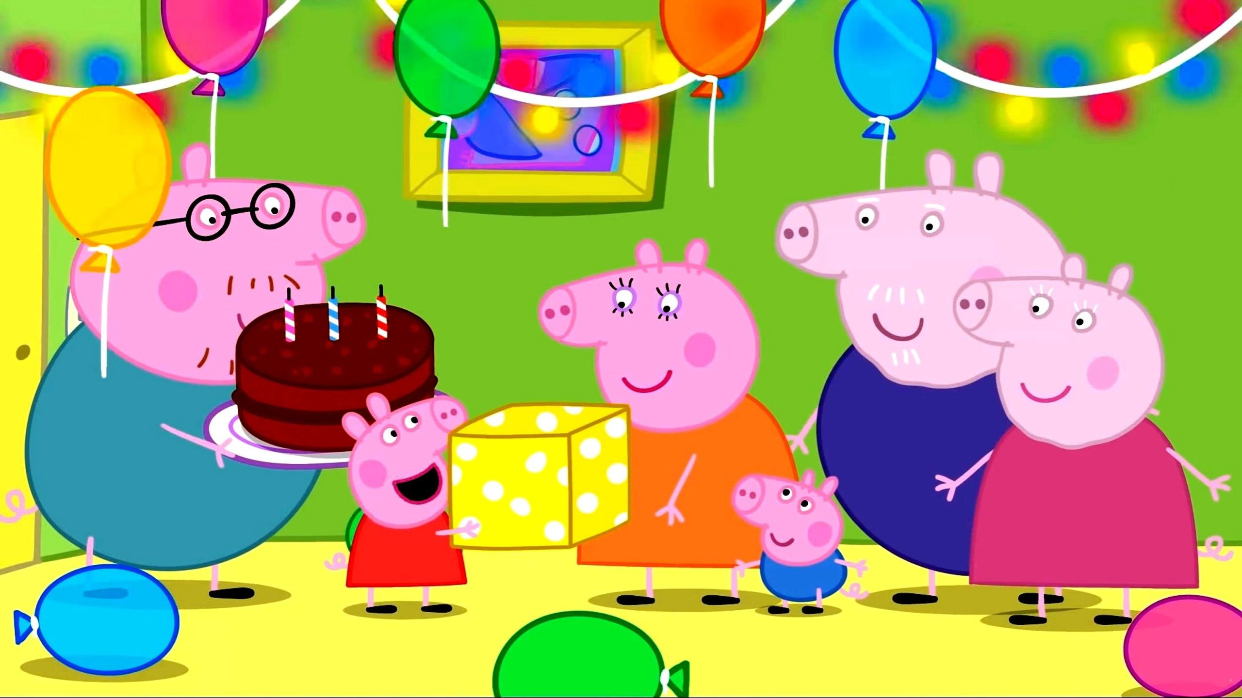 2560x1440 Peppa Pig Birthday Wallpapers Top Free Peppa Pig Birthday Backgrounds