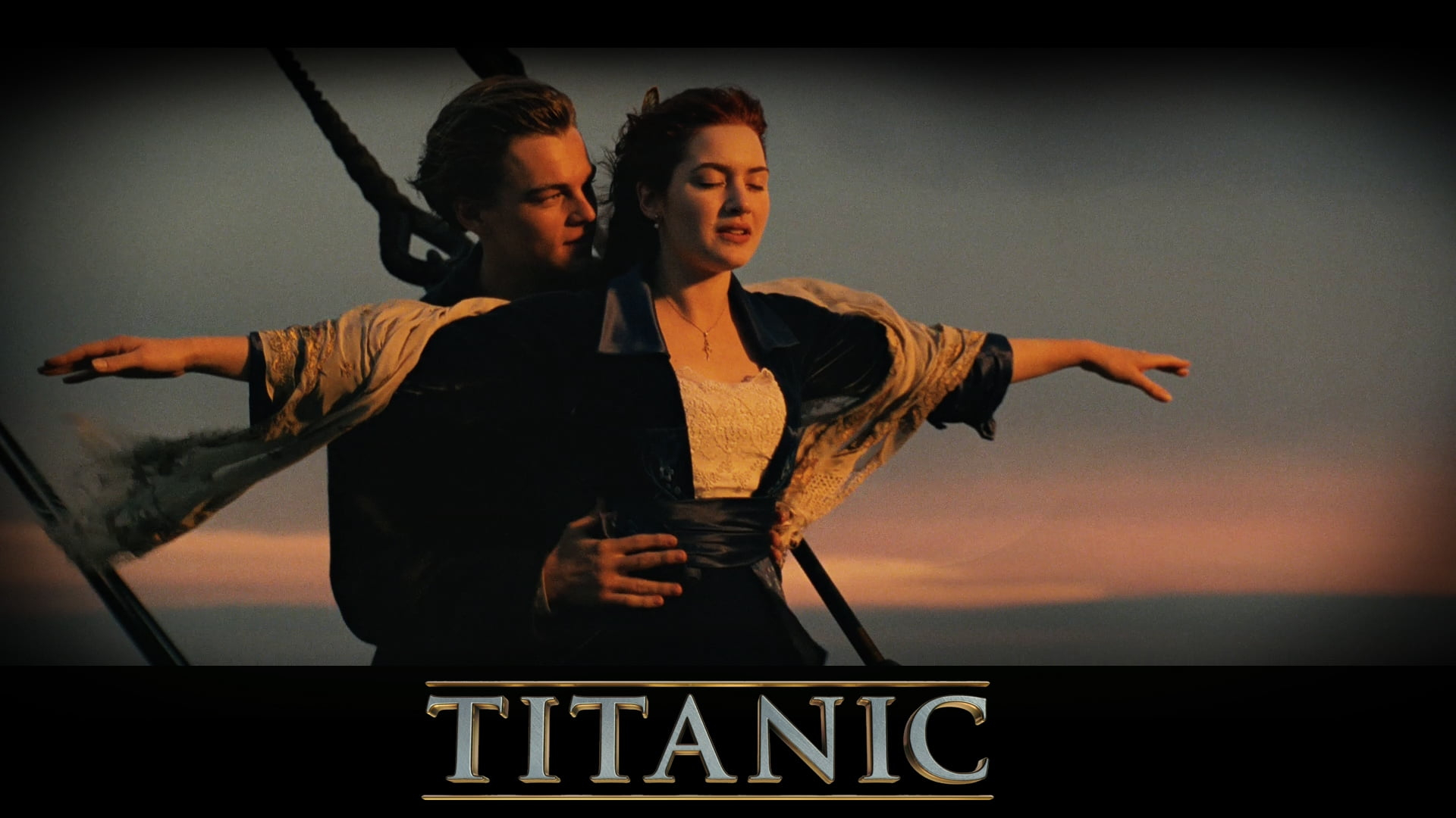1920x1080 Titanic Jack and Rose on boat HD wallpaper