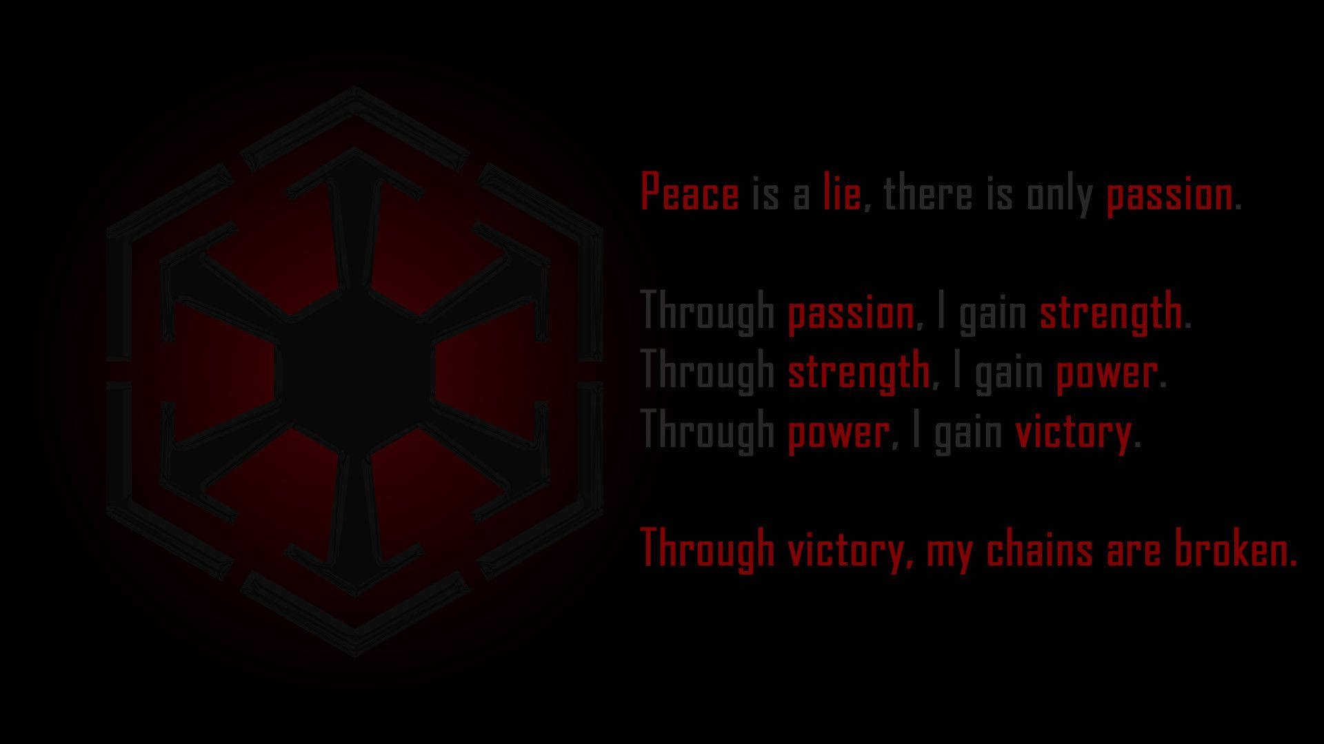 1920x1080 Download Sith Logo And Codes Wallpaper
