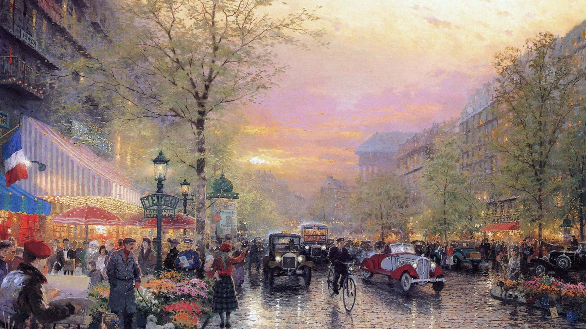 1920x1080 Paris Painting Wallpapers Top Free Paris Painting Backgrounds