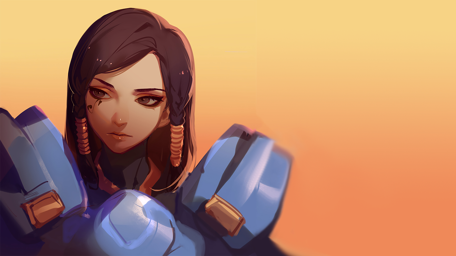 1920x1080 Wallpaper : video game characters, Pharah Overwatch dioni 1383567 HD Wallpapers