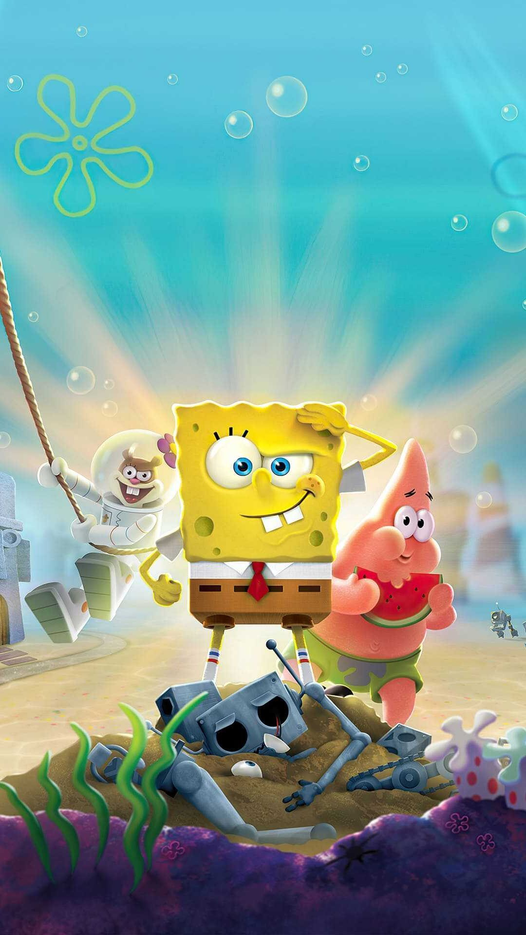 1080x1920 Spongebob Wallpaper