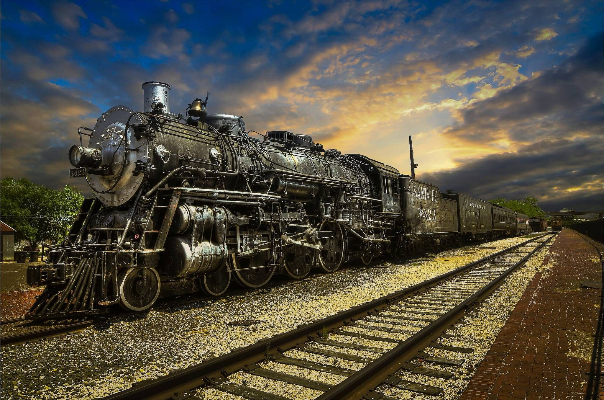 2048x1355 Steam Train Wallpapers | Steam train photo, Train wallpaper, Trai