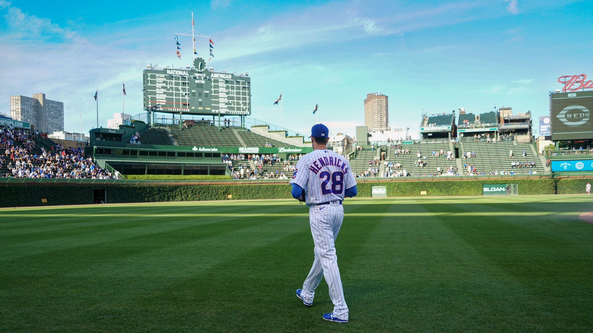 1920x1080 Kyle Hendricks Wrigley Field Walking Out Image Marquee Sports Network