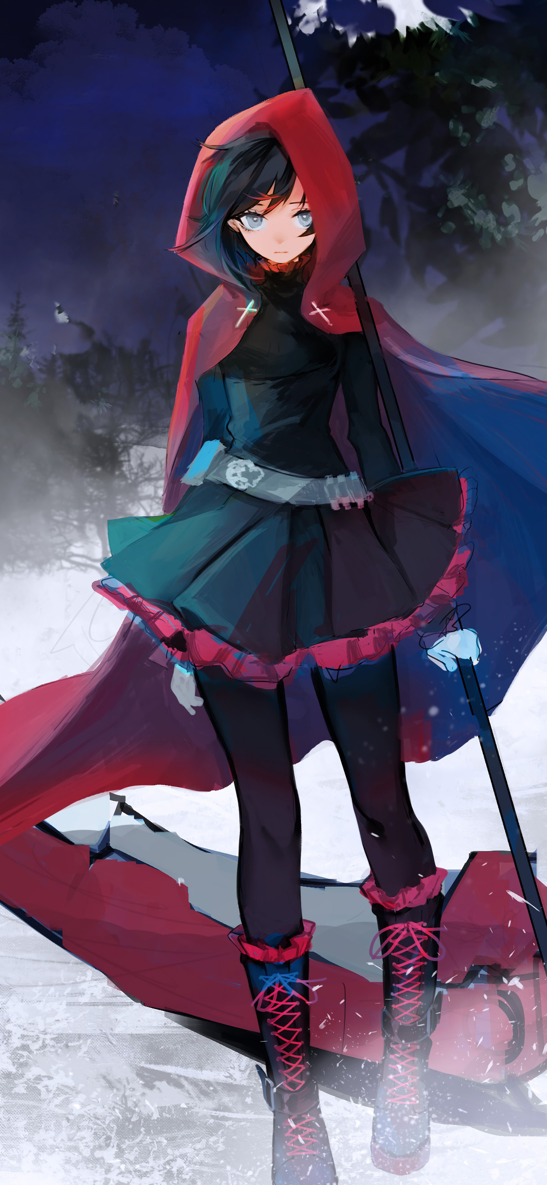 1125x2436 Ruby Rose In Rwby 8k Iphone XS,Iphone 10,Iphone X HD 4k Wallpapers, Images, Backgrounds, Photos and Pictures