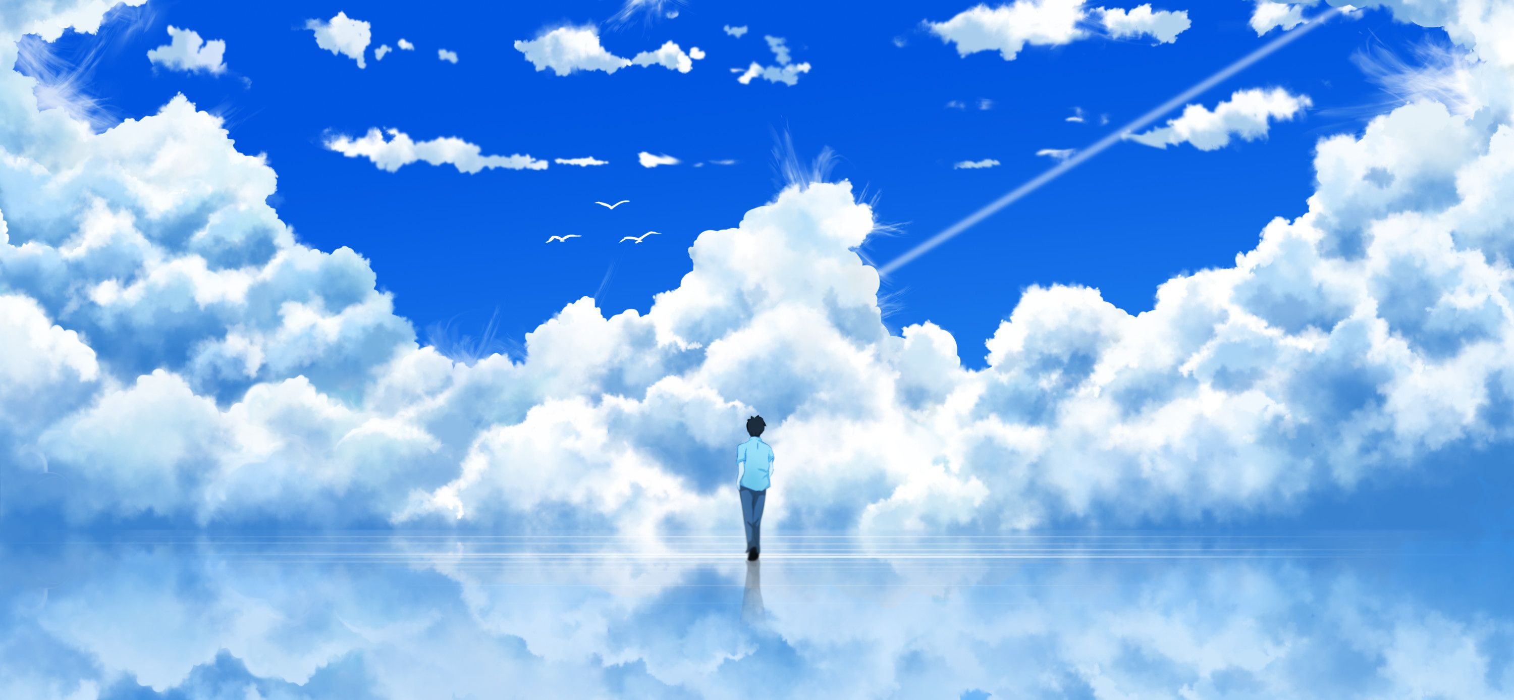 3000x1387 Calm Anime Wallpapers Top Free Calm Anime Backgrounds