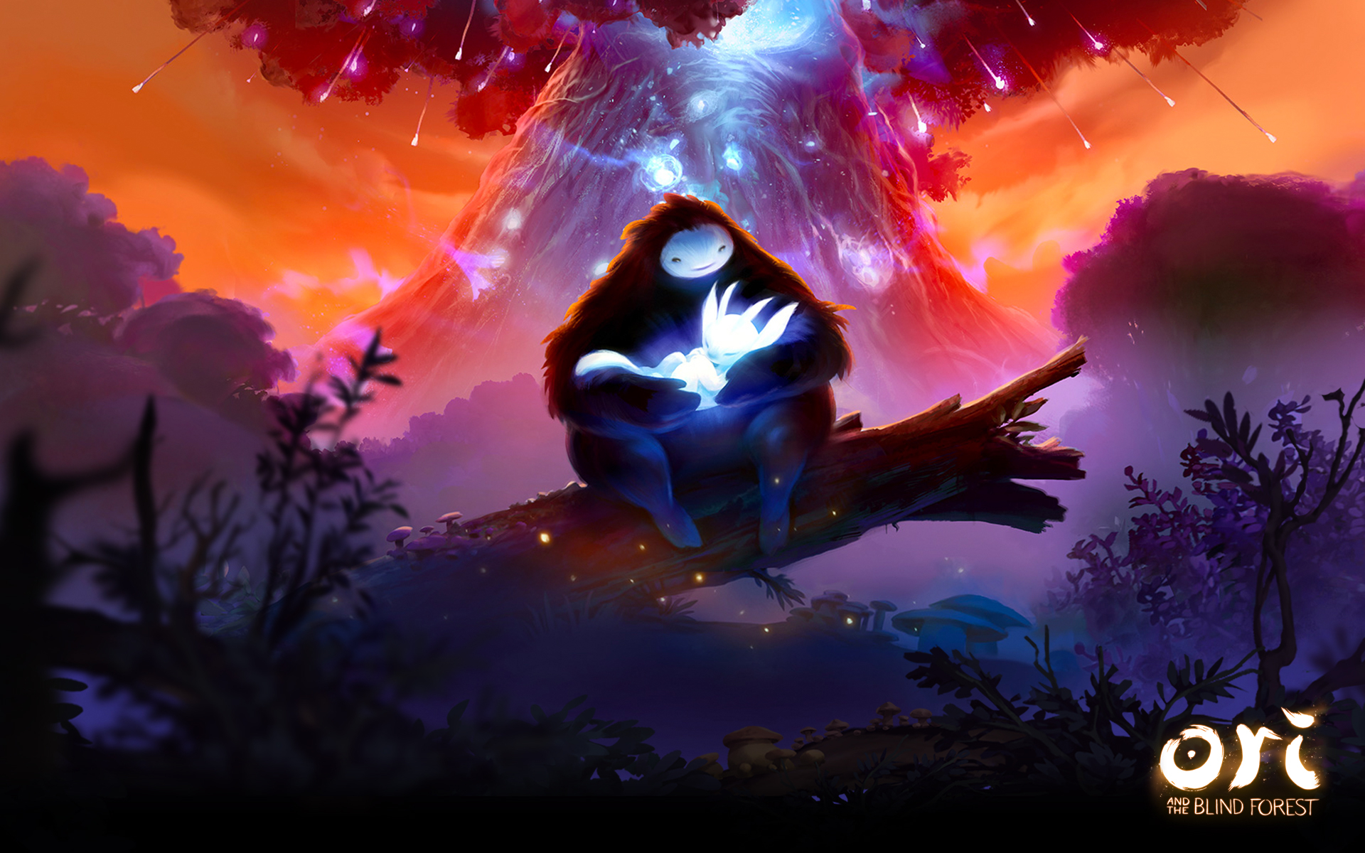 1920x1200 Ori and the Blind Forest Cover Wallpaper Cat with Monocle