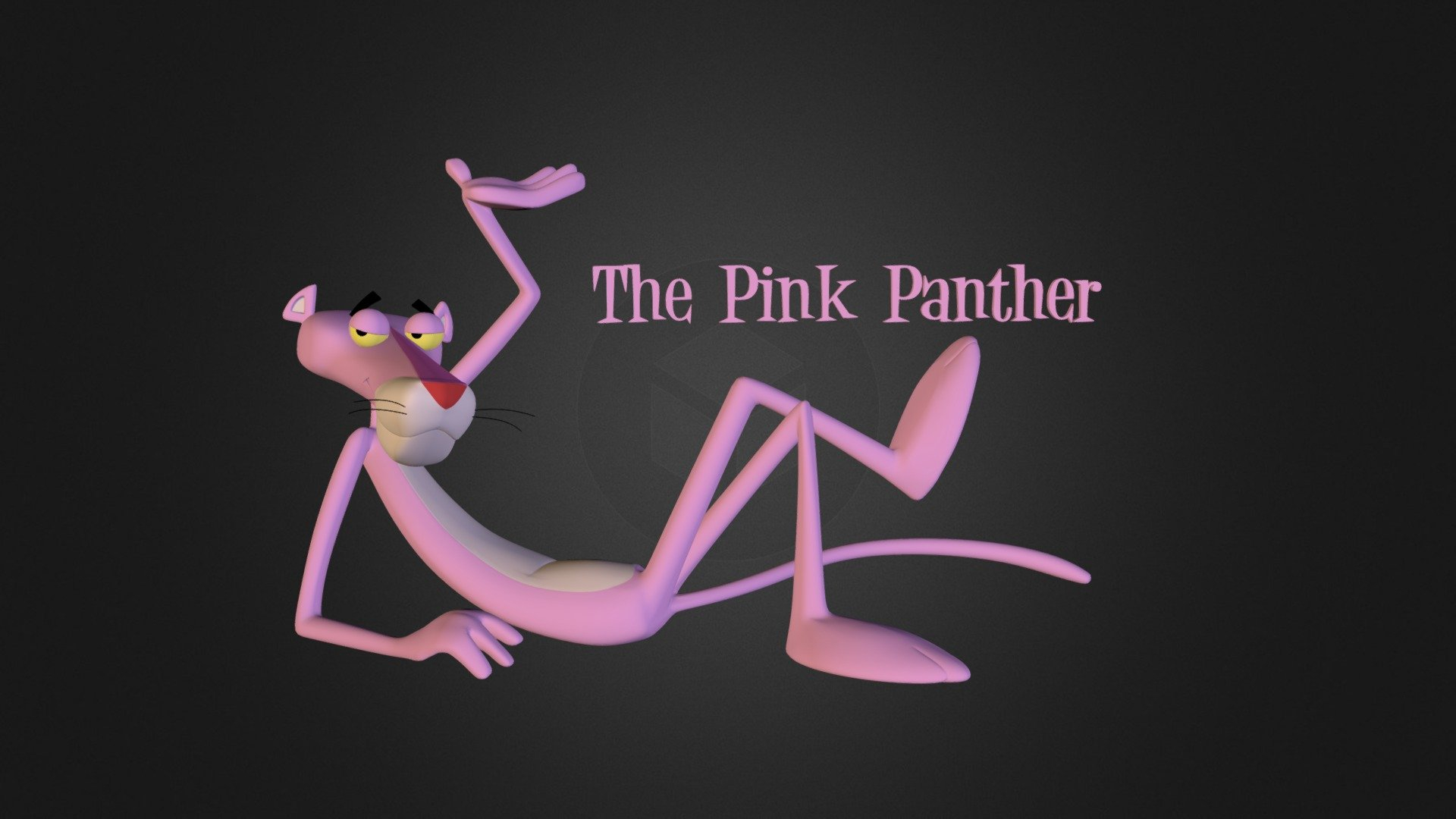 1920x1080 The Pink Panther 3D model by Cyril Battistolo (@stabylo) [fccf330