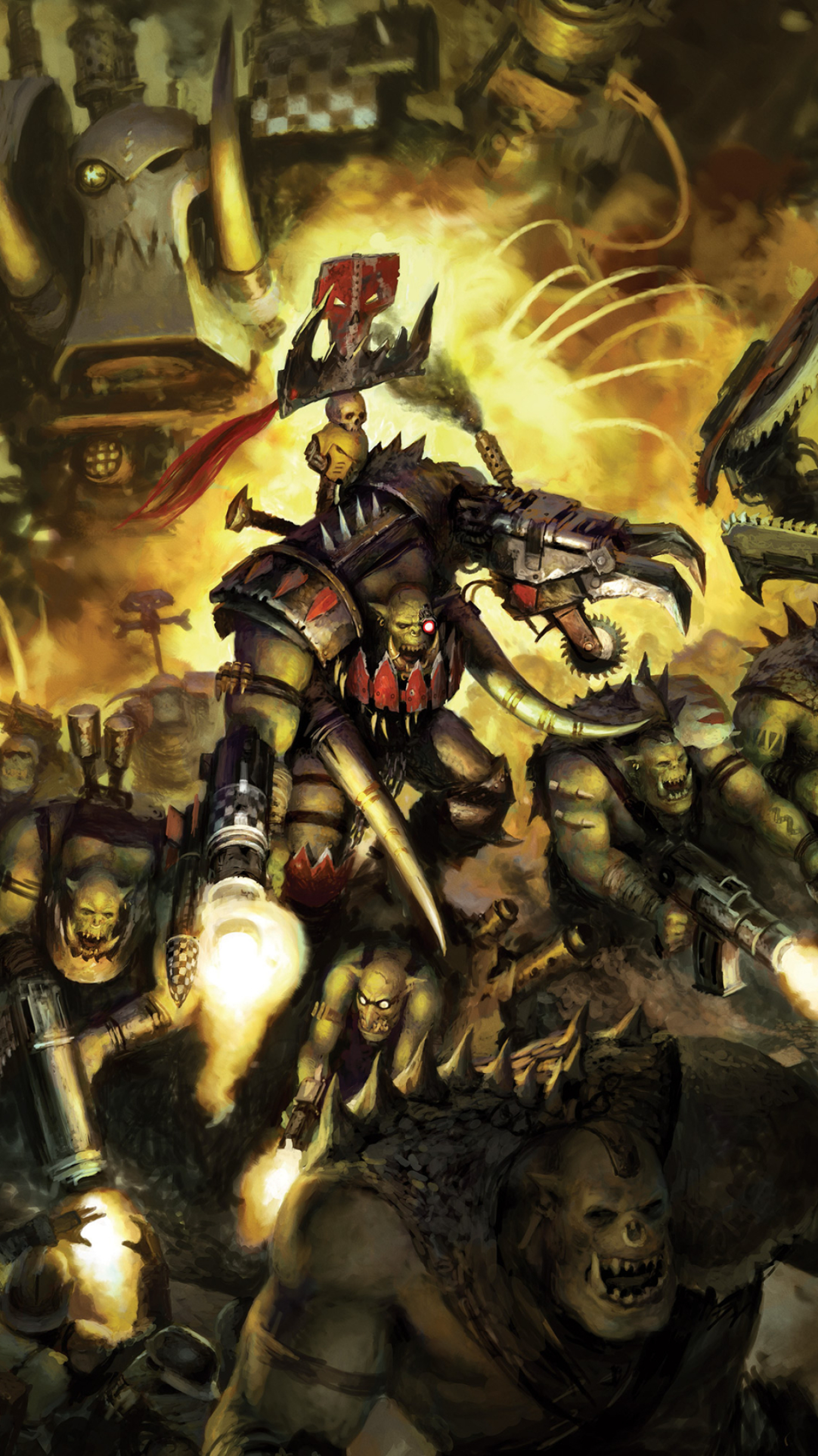 1372x2440 Download These Ded Snazzy Wallpapers From Codex: Orks For Free Warhammer Community
