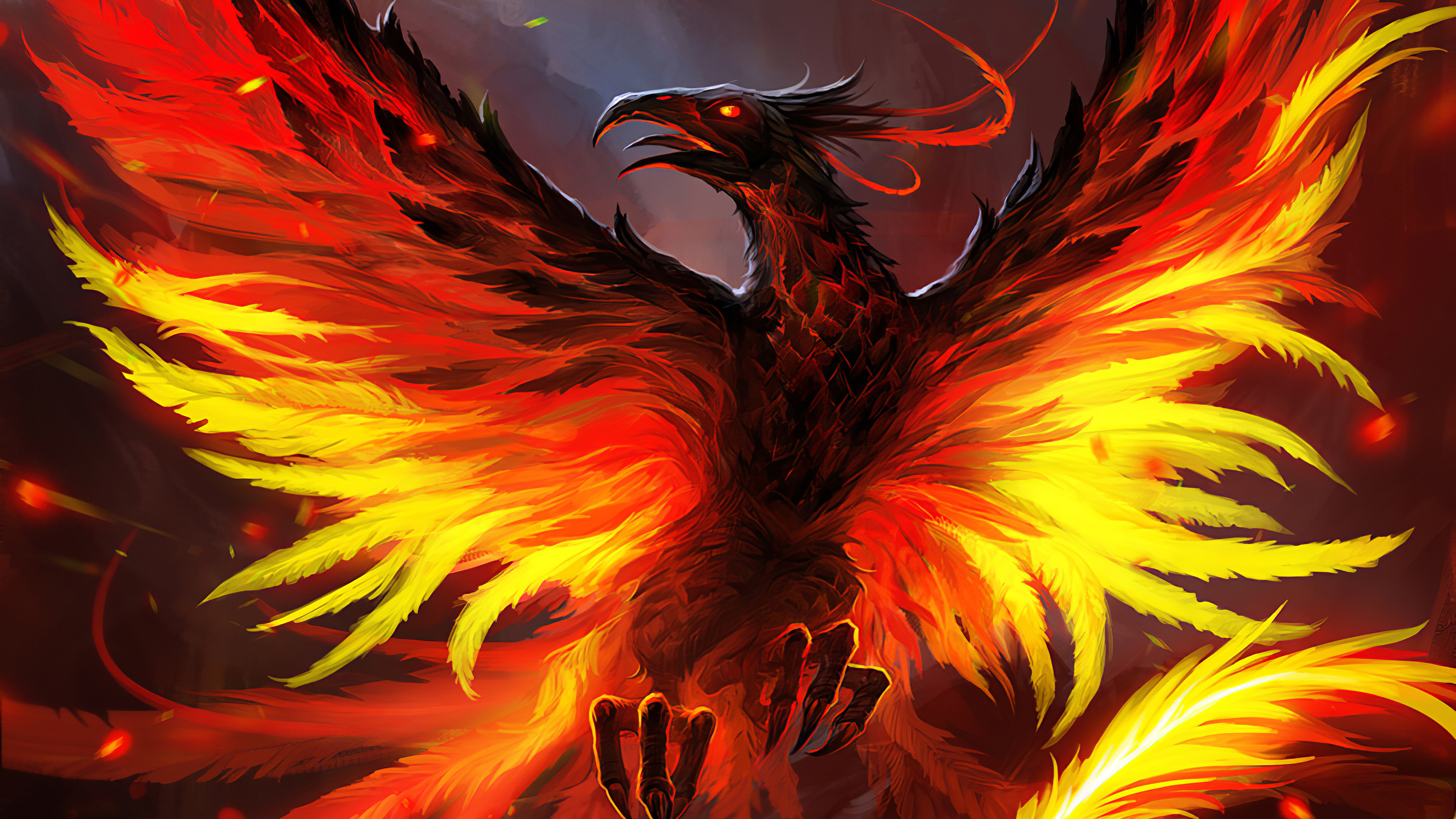 3840x2160 Phoenix The Red Bird 4k, HD Artist, 4k Wallpapers, Images, Backgrounds, Photos and Pictures