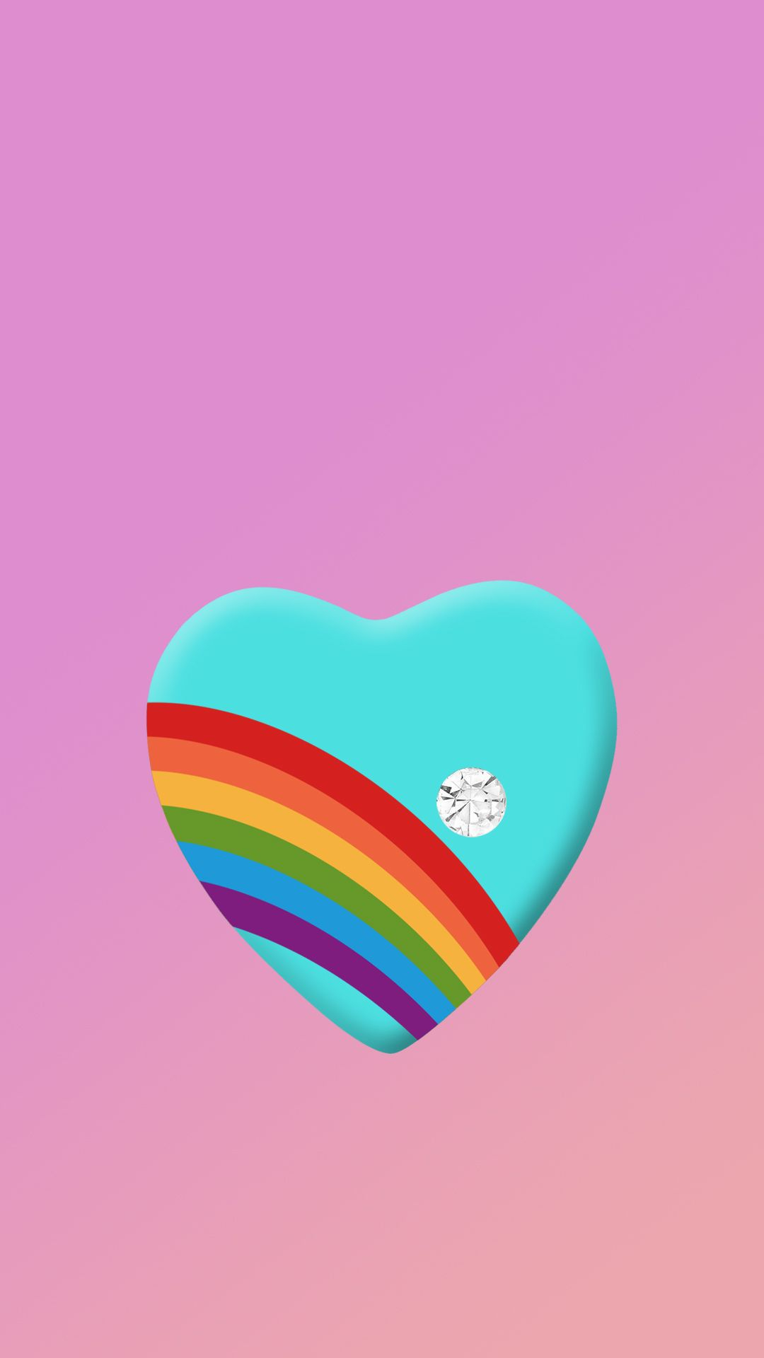 1080x1920 Pastel Rainbow Heart Wallpapers Top Free Pastel Rainbow Heart Backgrounds