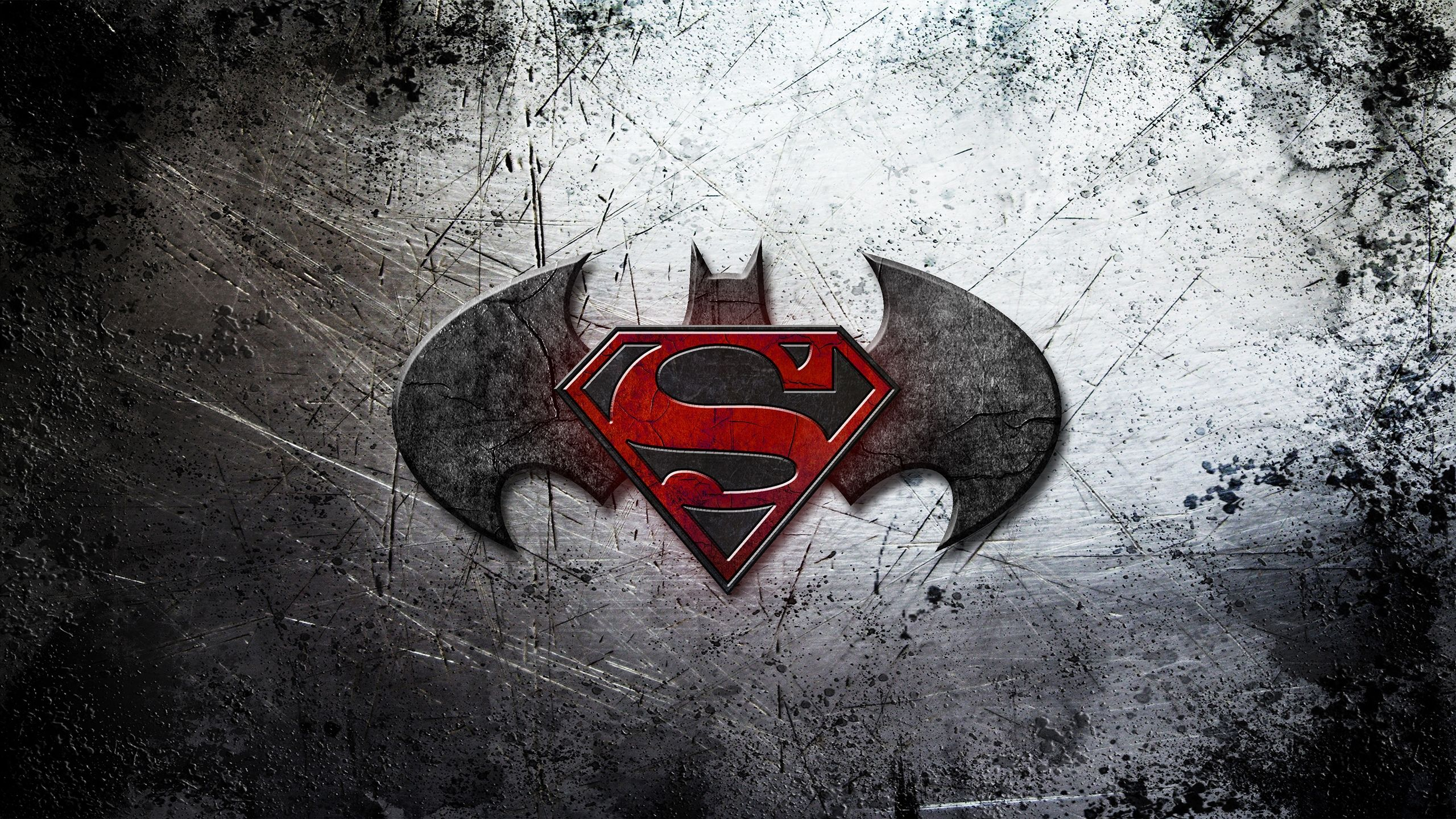 2560x1440 Batman Vs Superman Logo Wallpaper #5143 | | Superman wallpaper logo, Superman hd wallpaper, Batman and superma