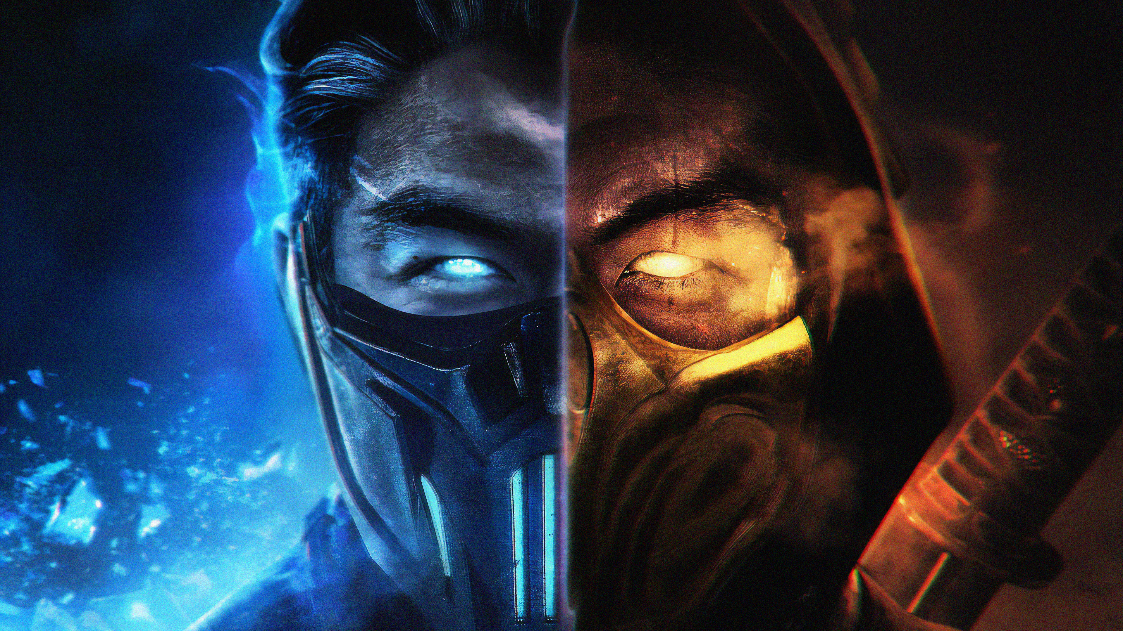 3840x2160 1336x768 MORTAL KOMBAT SUBZERO AND SCORPION Laptop HD HD 4k Wallpapers, Images, Backgrounds, Photos and Pictures