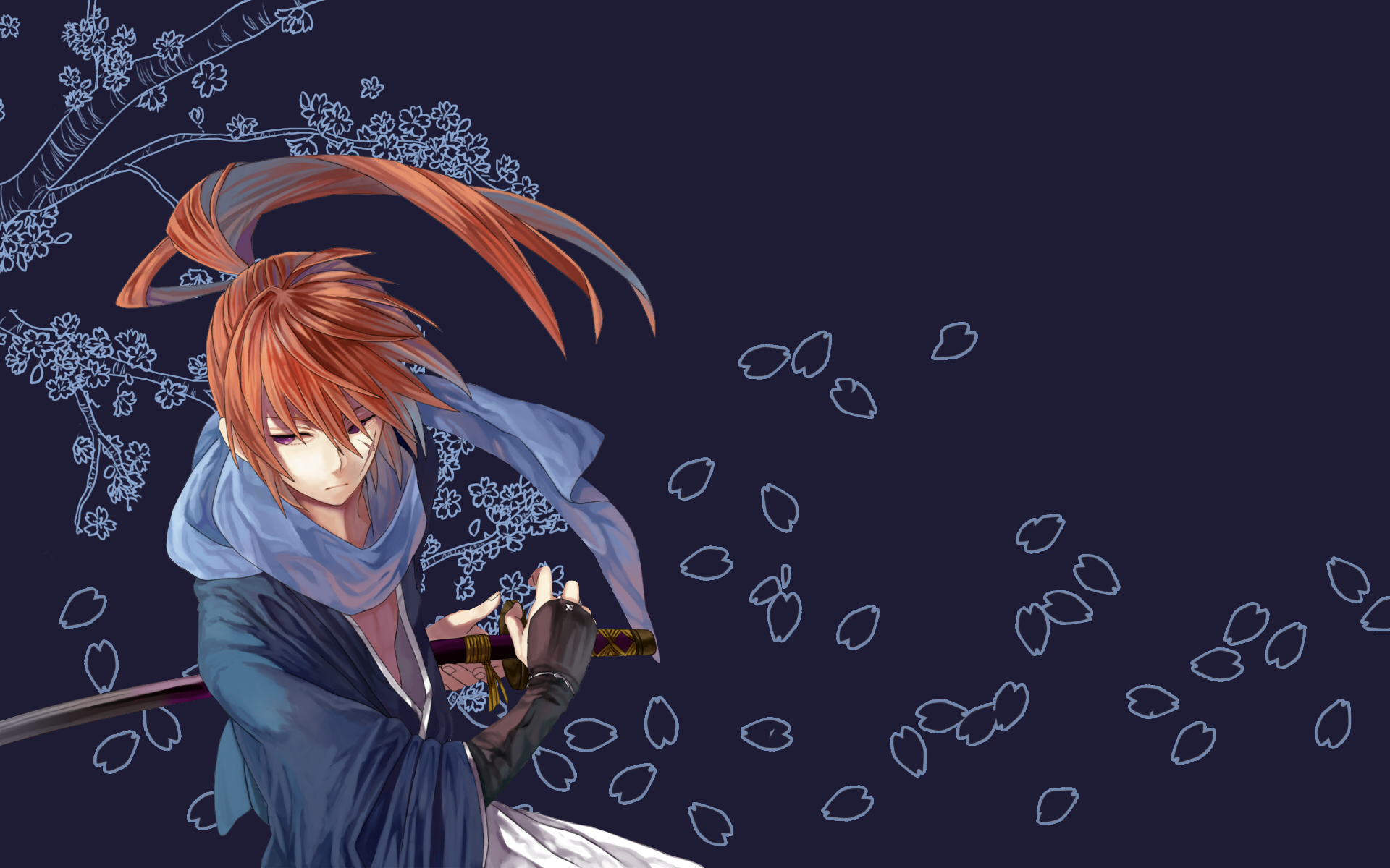 1920x1200 Wallpaper : illustration, redhead, anime, cartoon, katana, Rurouni Kenshin, Himura Kenshin, screenshot, computer wallpaper CyberSickness 77246 HD Wallpapers