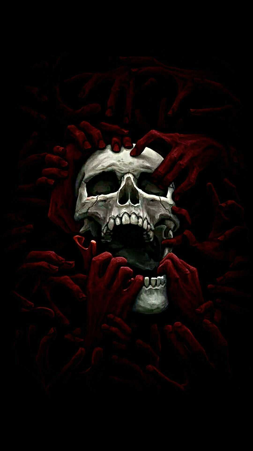 1080x1920 Skull Wallpaper