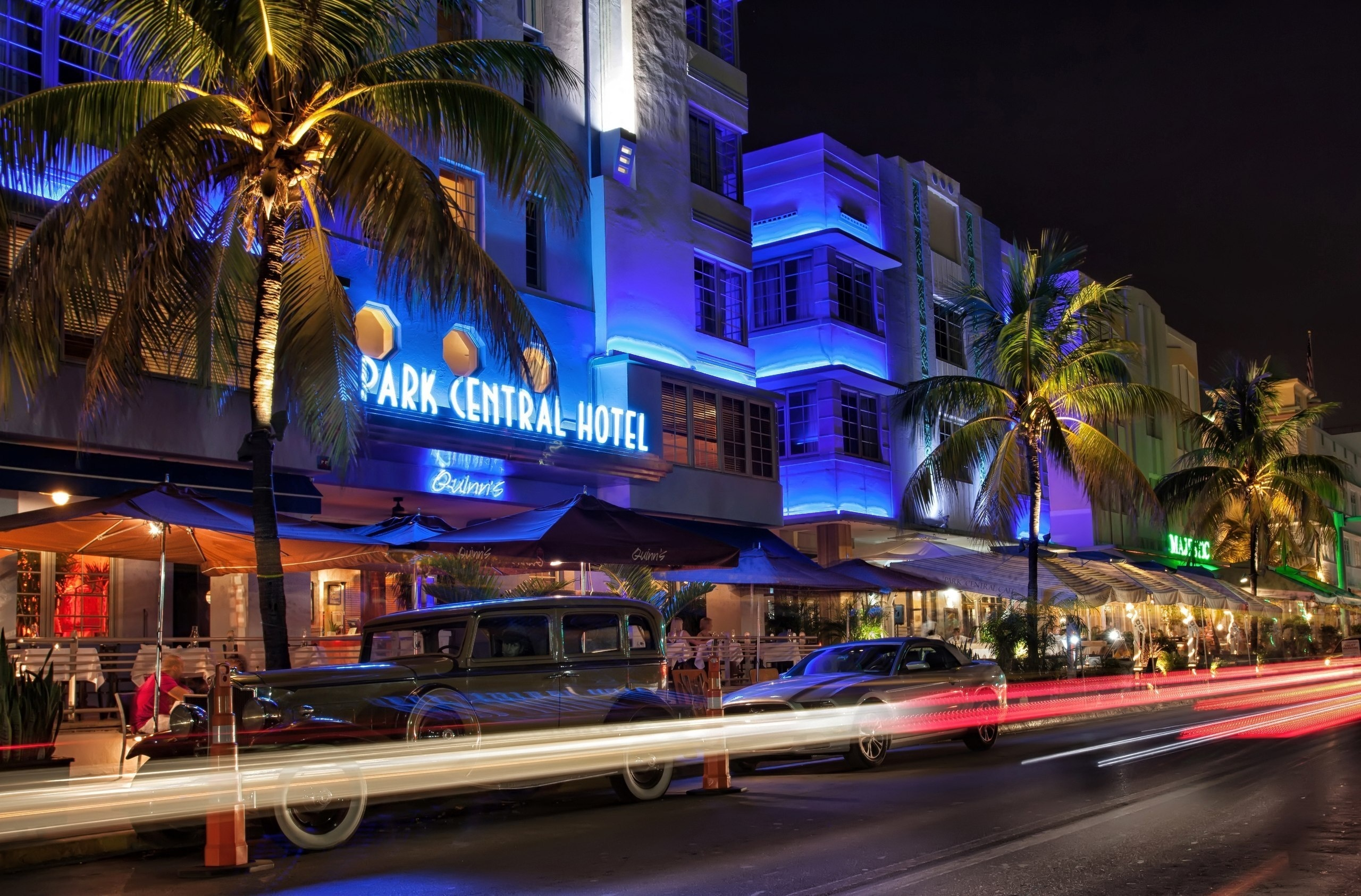 2560x1685 Wallpaper | Cities | photo | picture | Miami, South Beach, Miami, night, lights