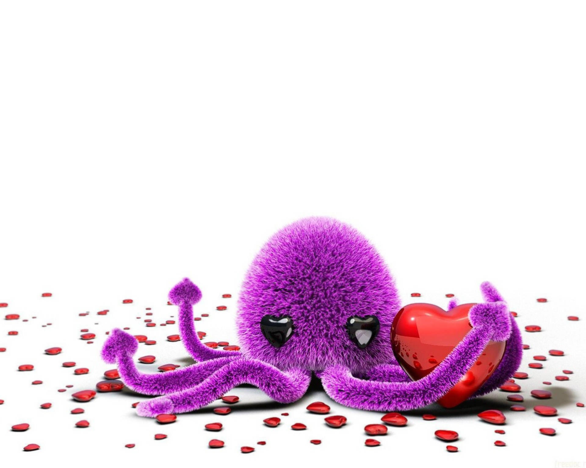 1920x1536 Download Octopus Love Art Wallpaper