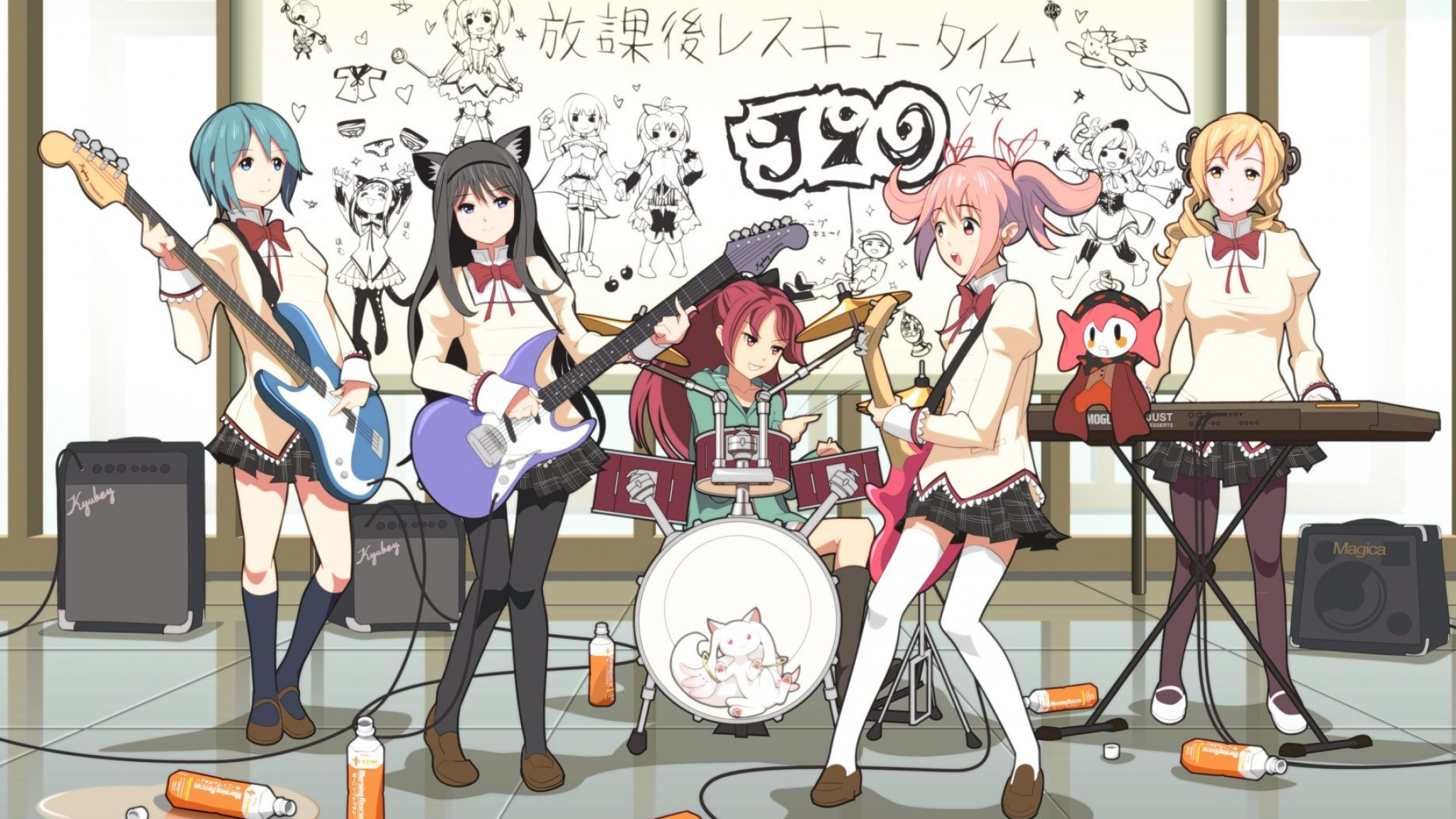 2048x1152 Anime Band Wallpapers