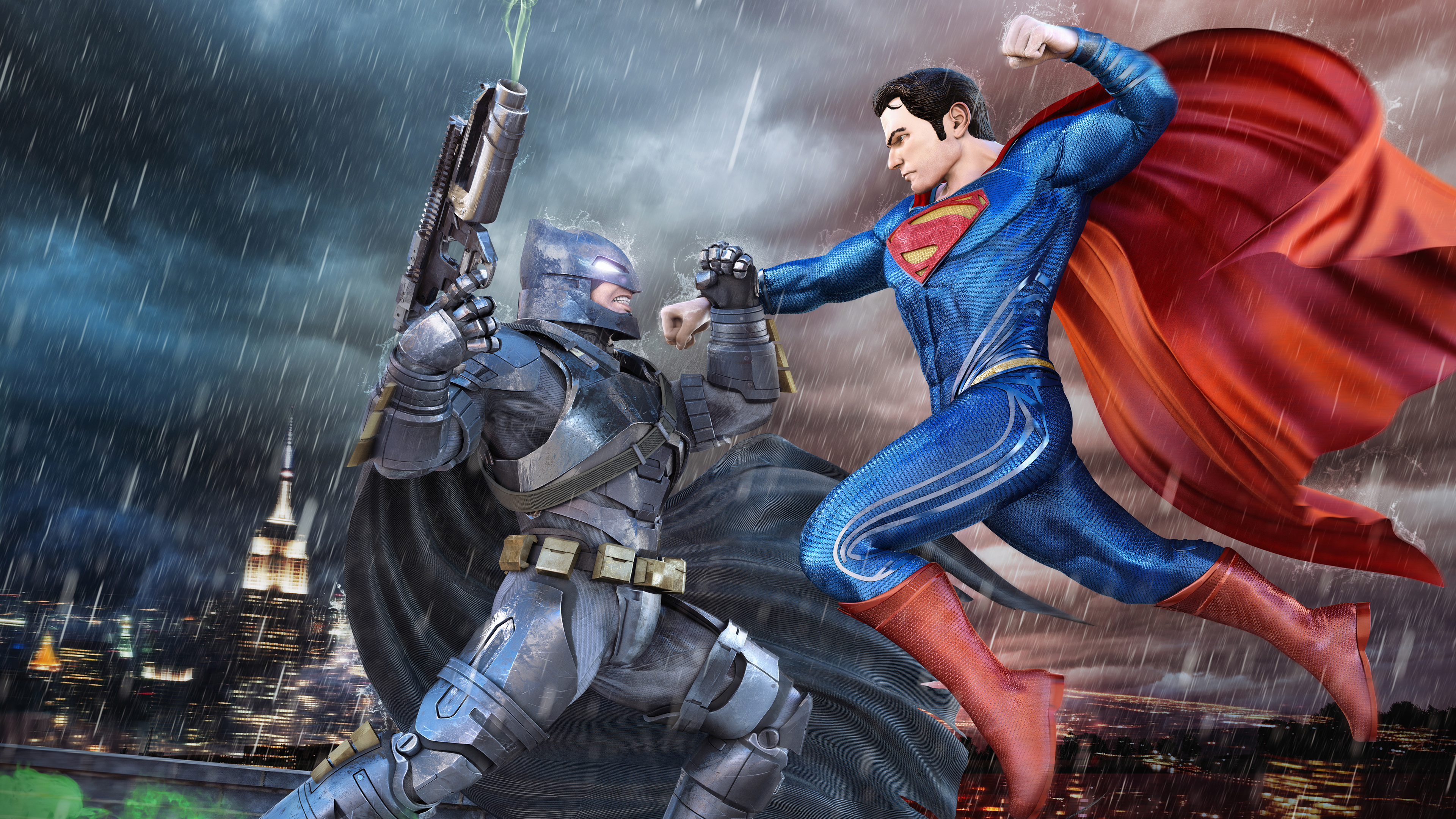 3840x2160 Batman Superman Fight 4k, HD Superheroes, 4k Wallpapers, Images, Backgrounds, Photos and Pictures