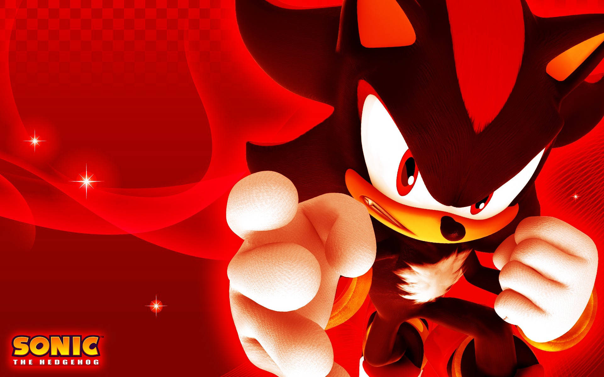 1920x1200 Download Shadow The Hedgehog Flaming Red Wallpaper