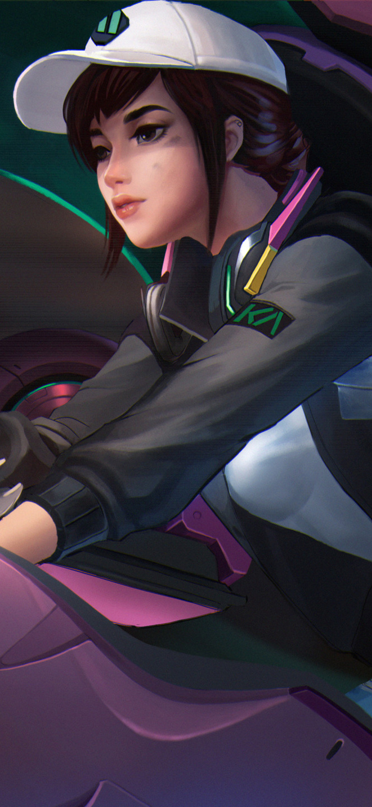 1242x2688 Overwatch Dva Artwork HD Iphone XS MAX HD 4k Wallpapers, Images, Backgrounds, Photos and Pictures