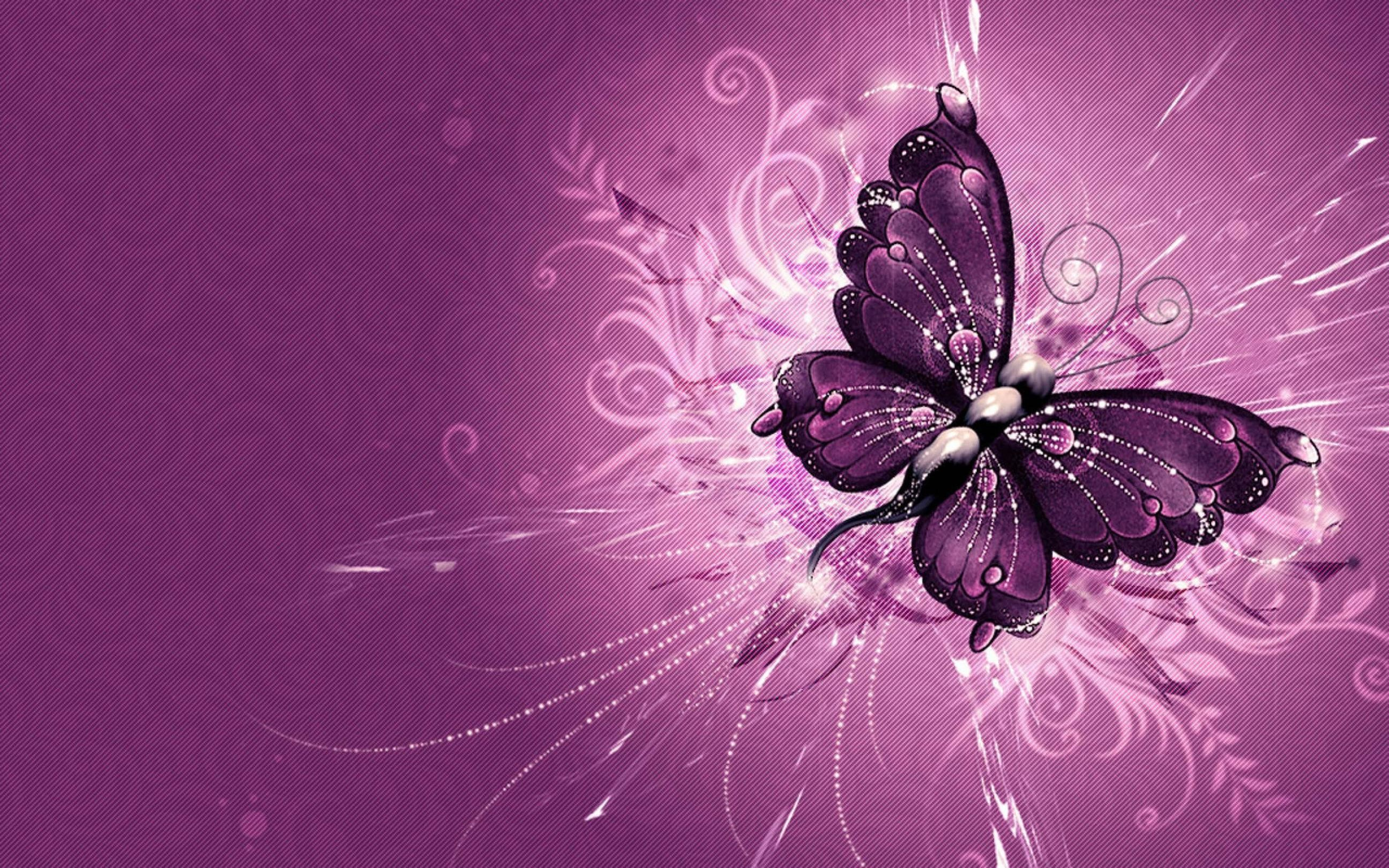 2592x1620 Purple Butterfly Wallpapers (57+ pictures