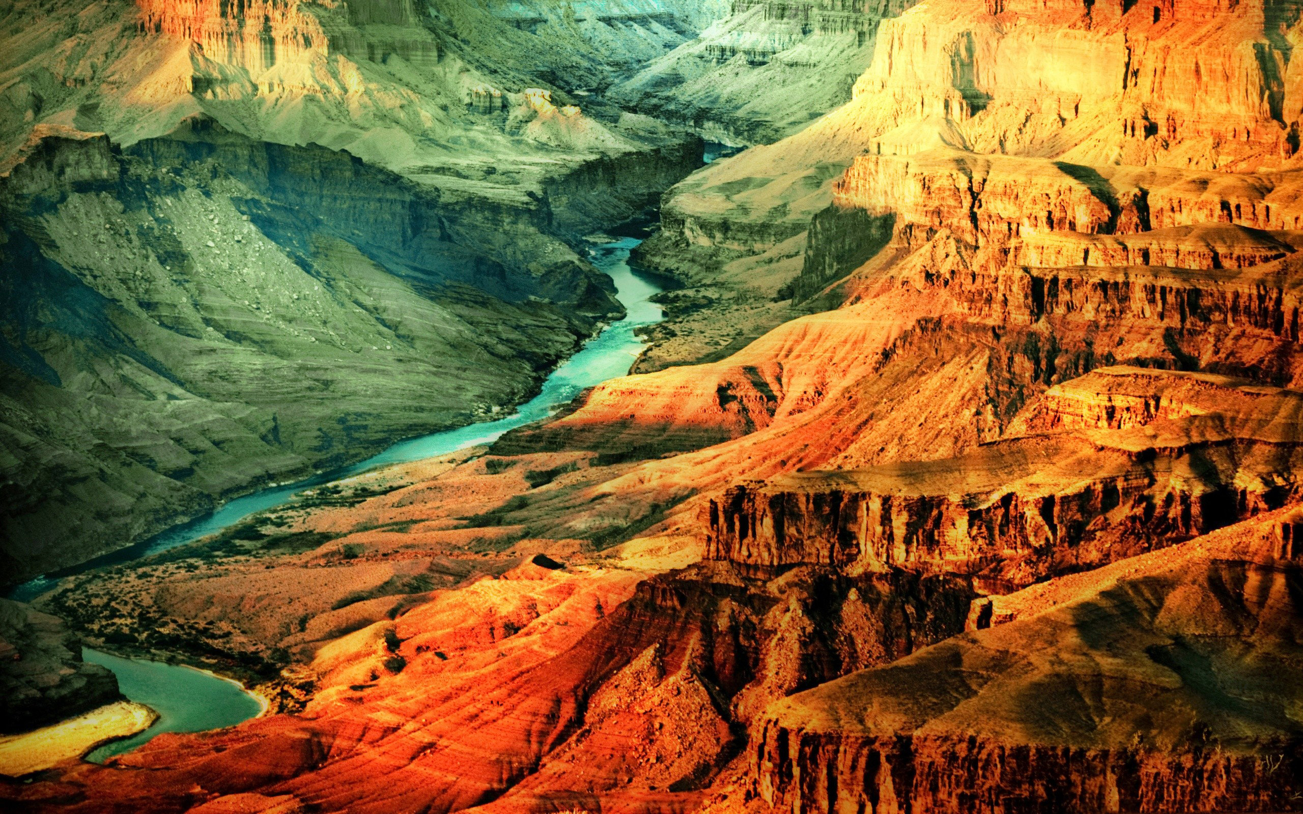 2560x1600 A river in the Grand Canyon wallpaper | | 1634