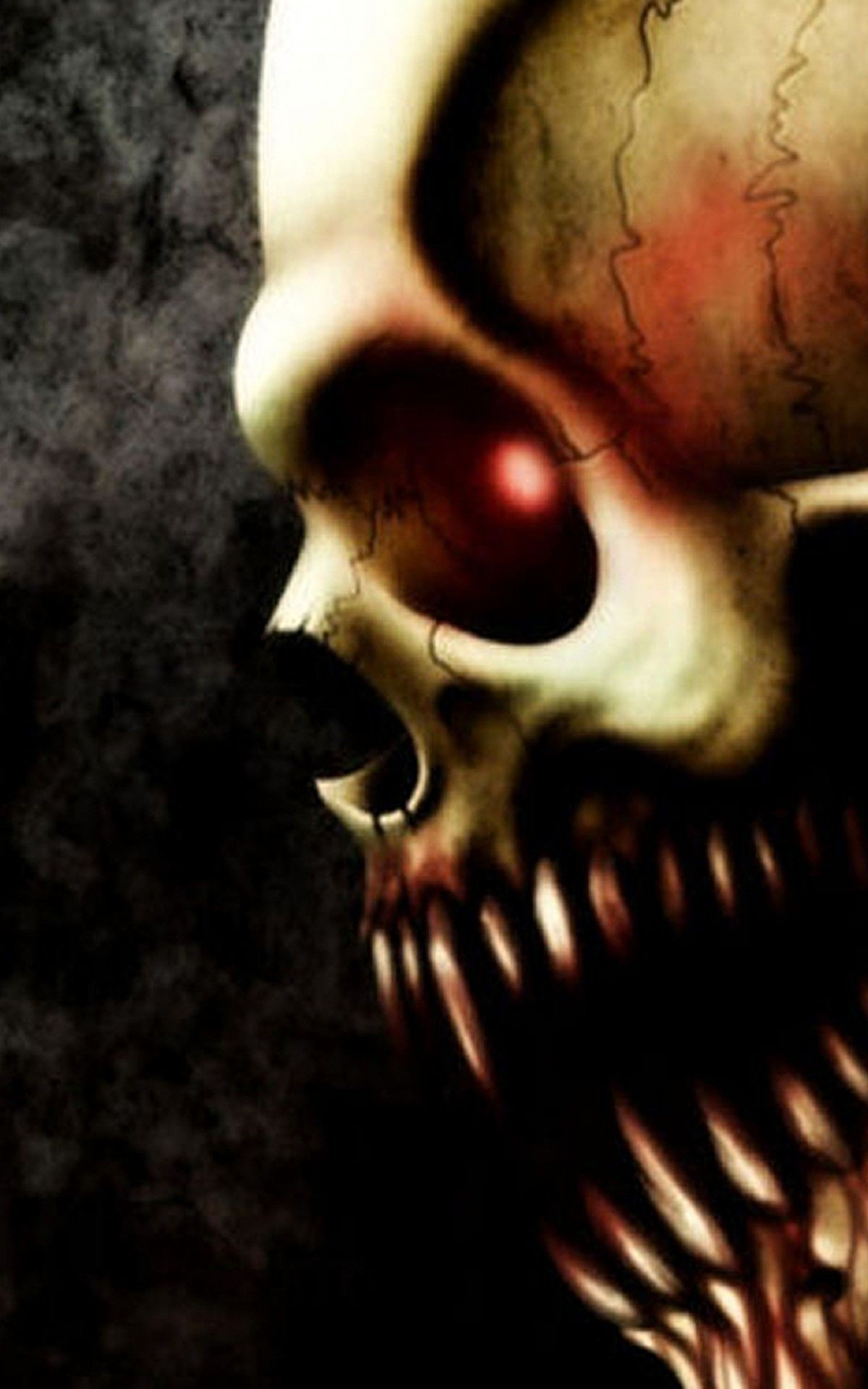 1200x1920 Scary Evil Skull Wallpapers Top Free Scary Evil Skull Backgrounds